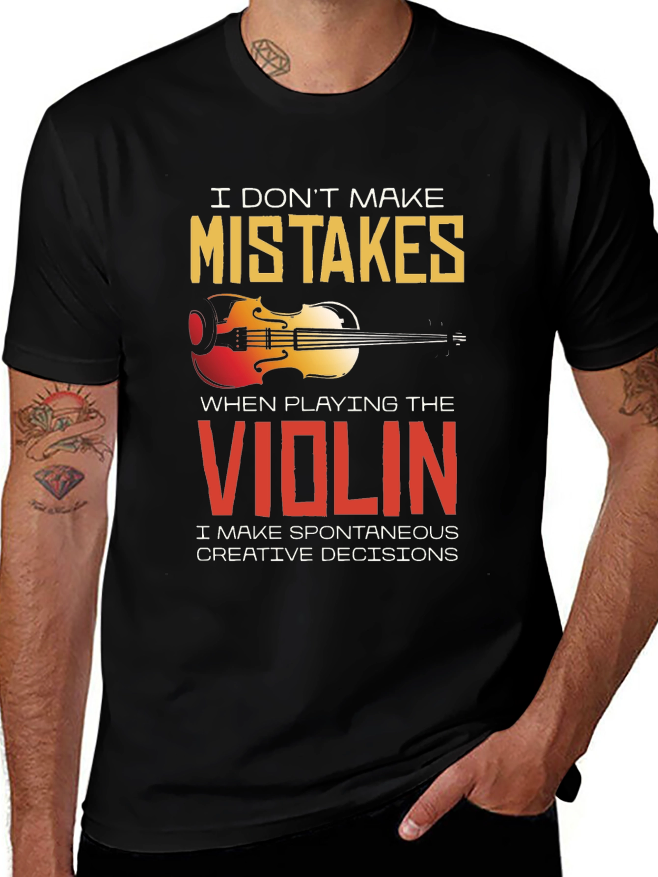 Variant 13 of Funny Violin Player T-Shirt