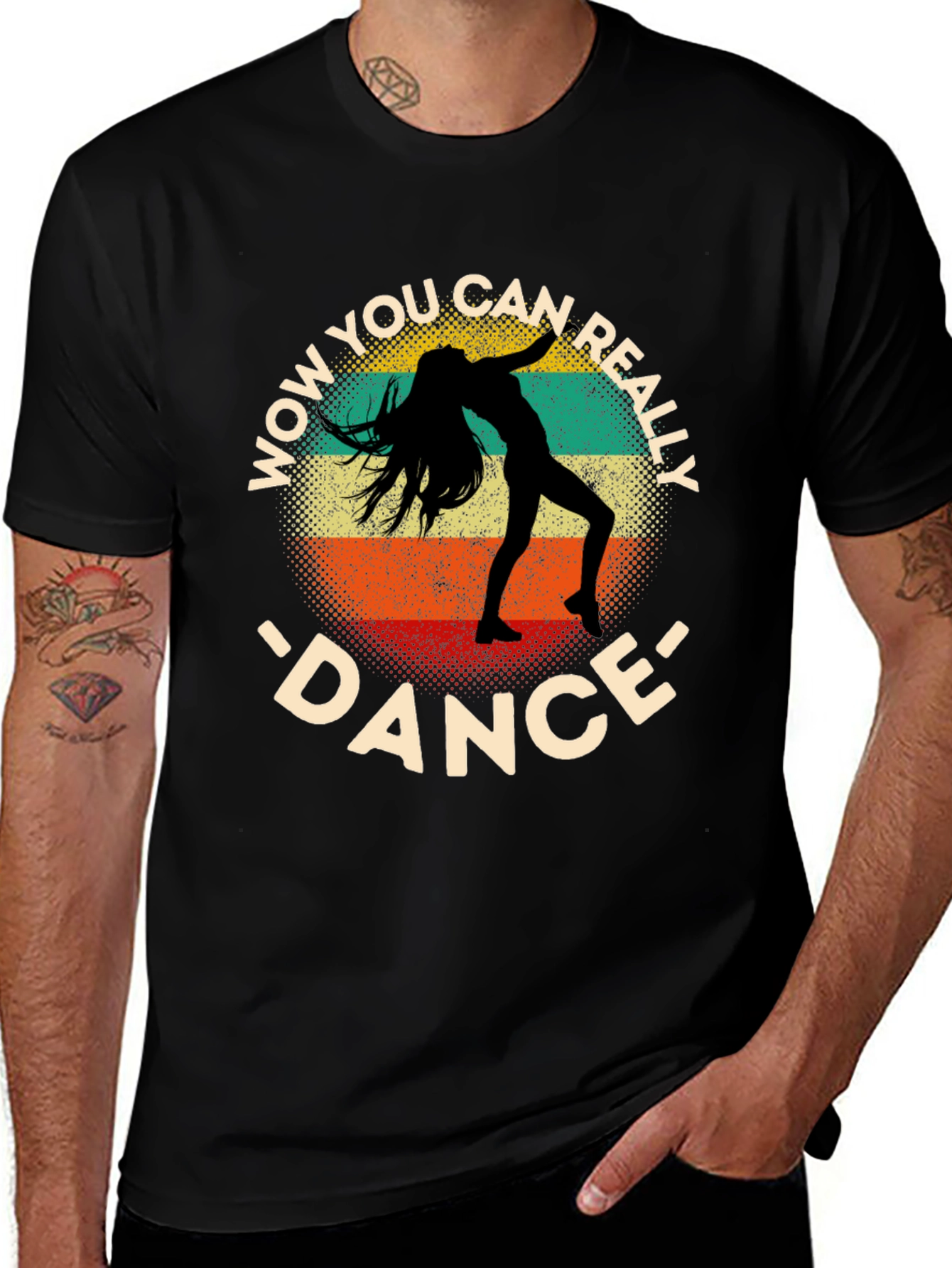 Variant 23 of Wow You Can Really Dance T-Shirt - Unisex Retro Style Tee