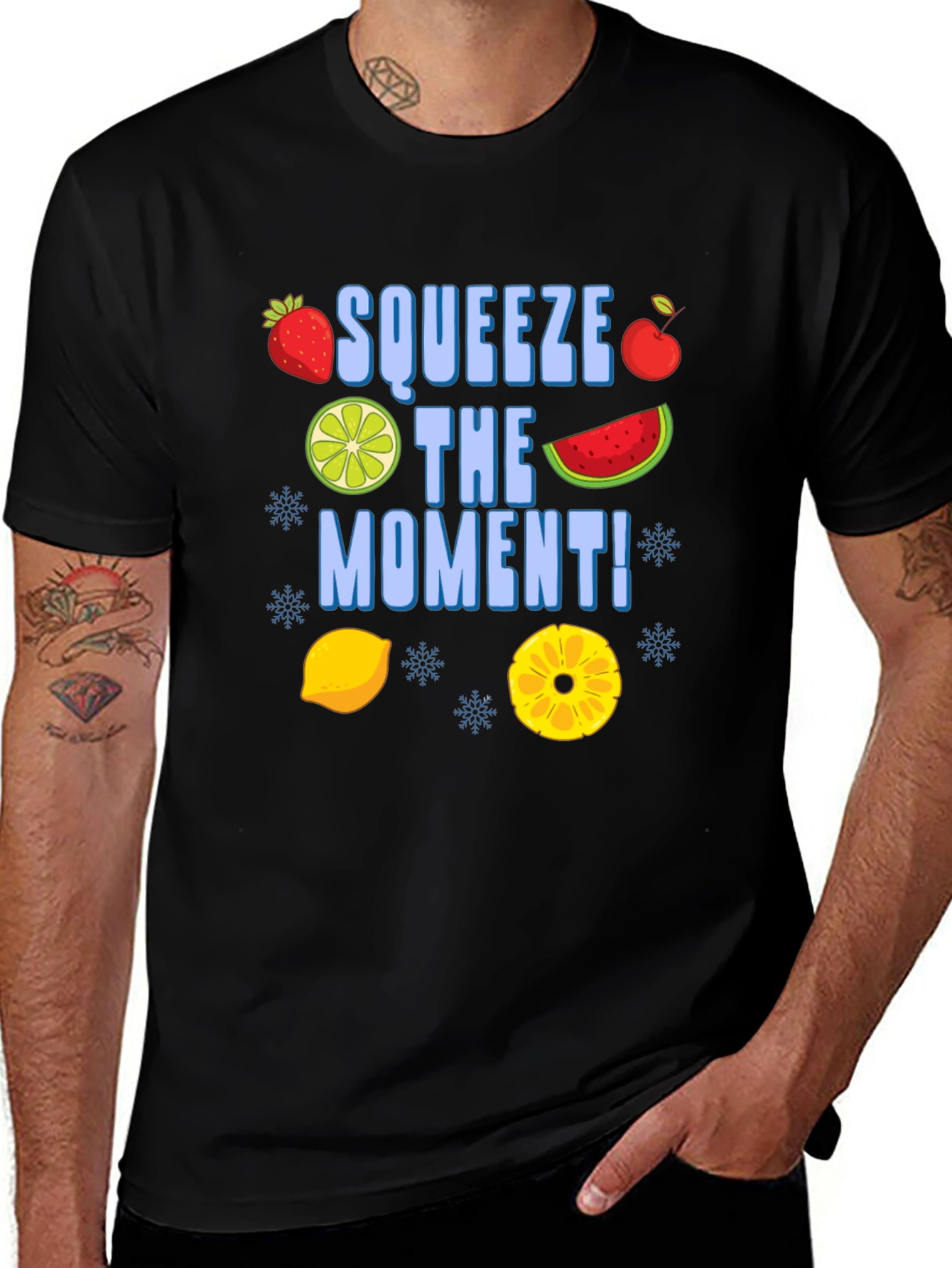 Variant 4 of Squeeze The Moment Graphic T-Shirt