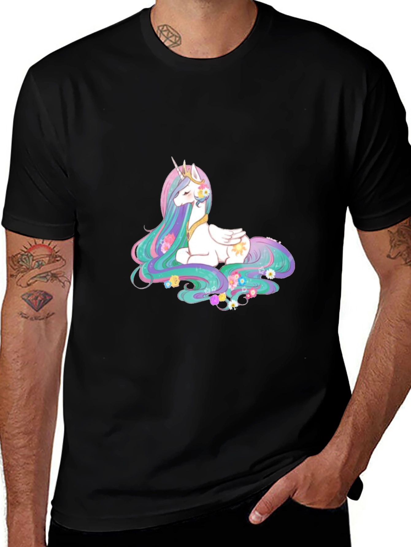 Variant 16 of Unicorn Graphic Tee - Fantasy Comfort