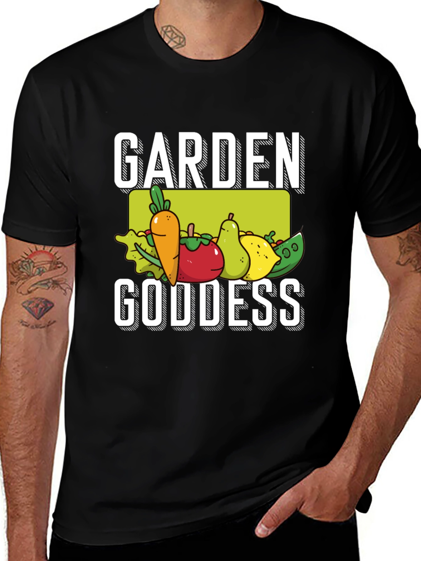 Variant 9 of Garden Goddess Graphic T-Shirt - Gardening Apparel