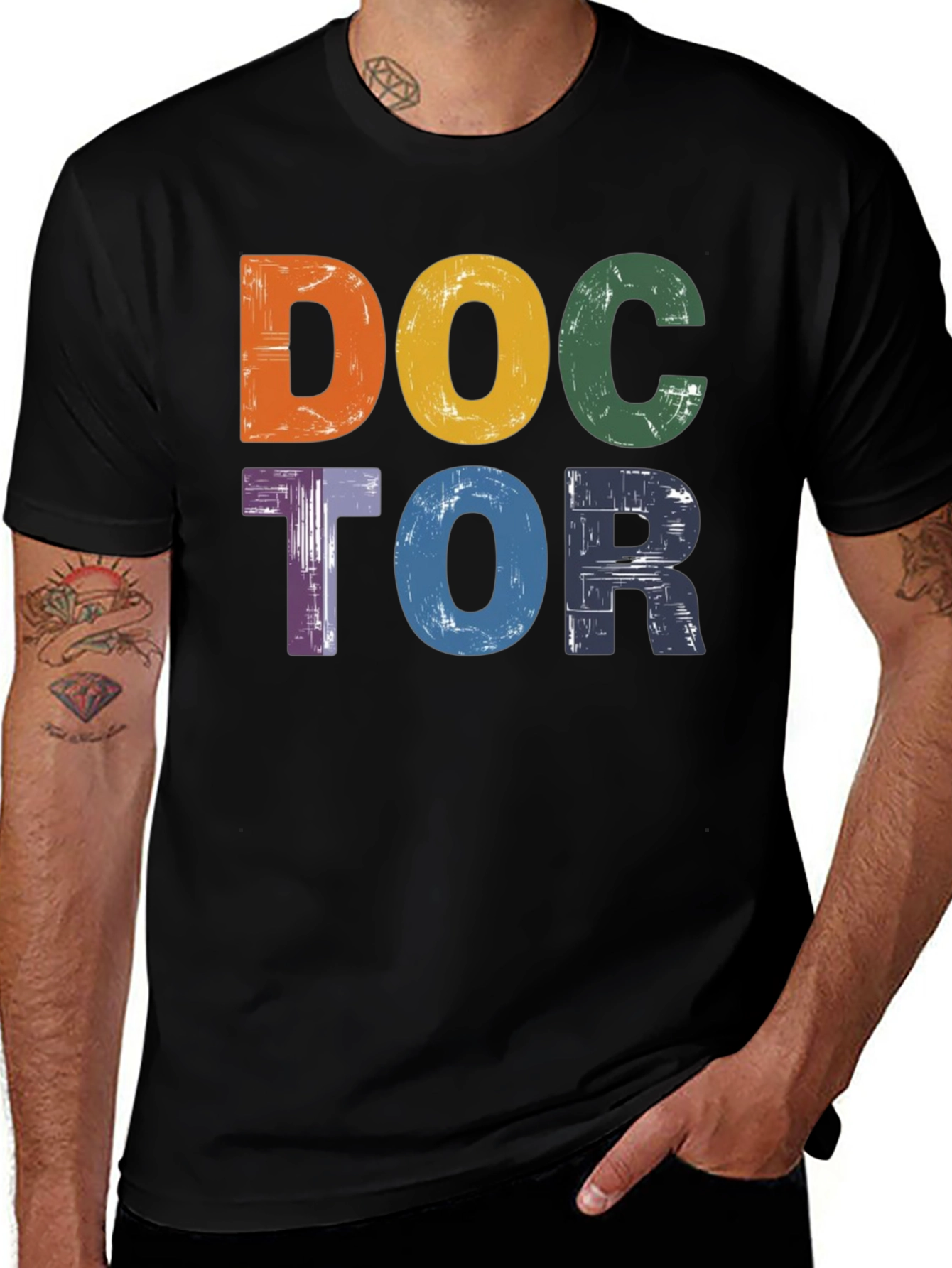Variant 11 of Doctor Colorful Graphic Tee