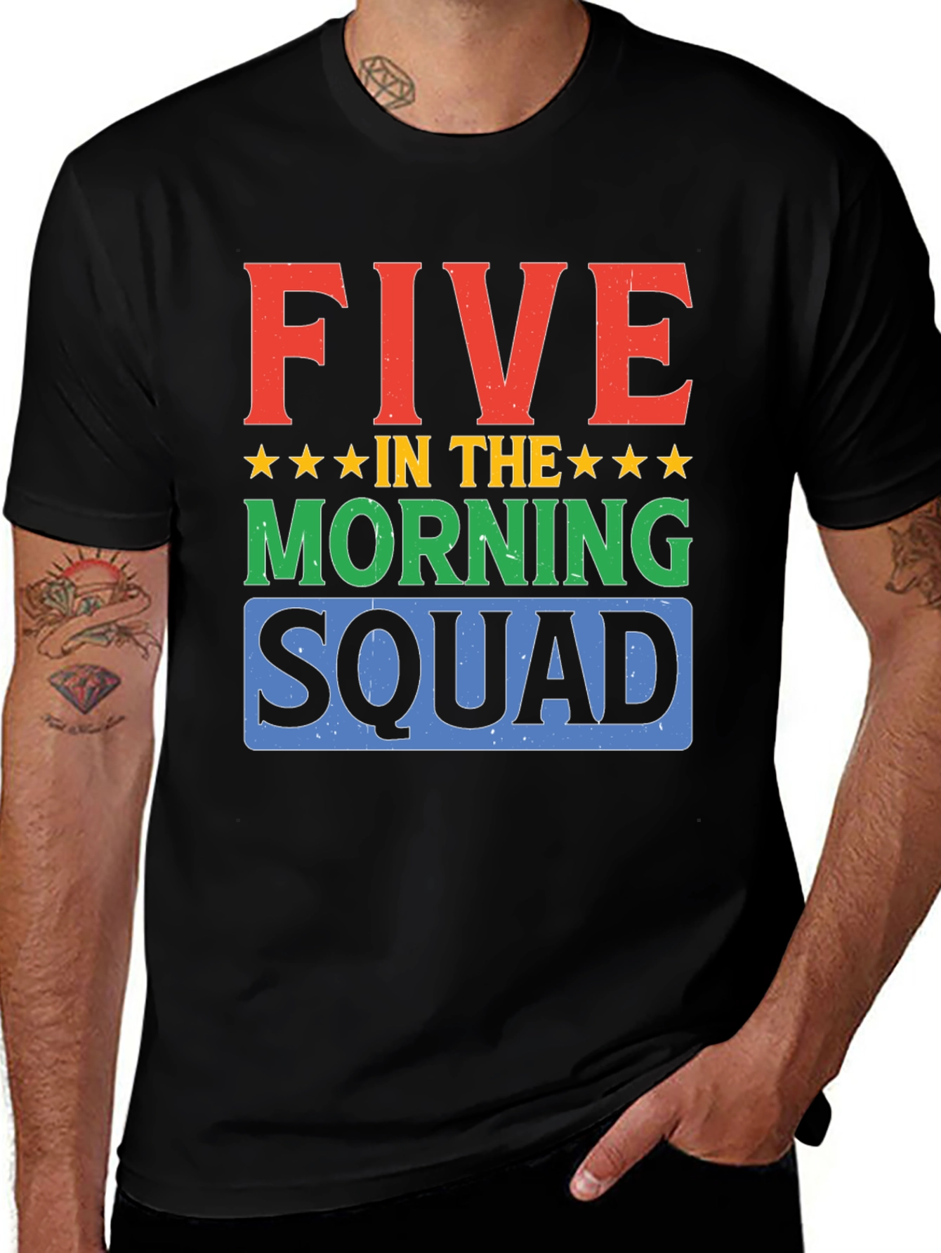 Variant 25 of Five in the Morning Squad Graphic T-Shirt