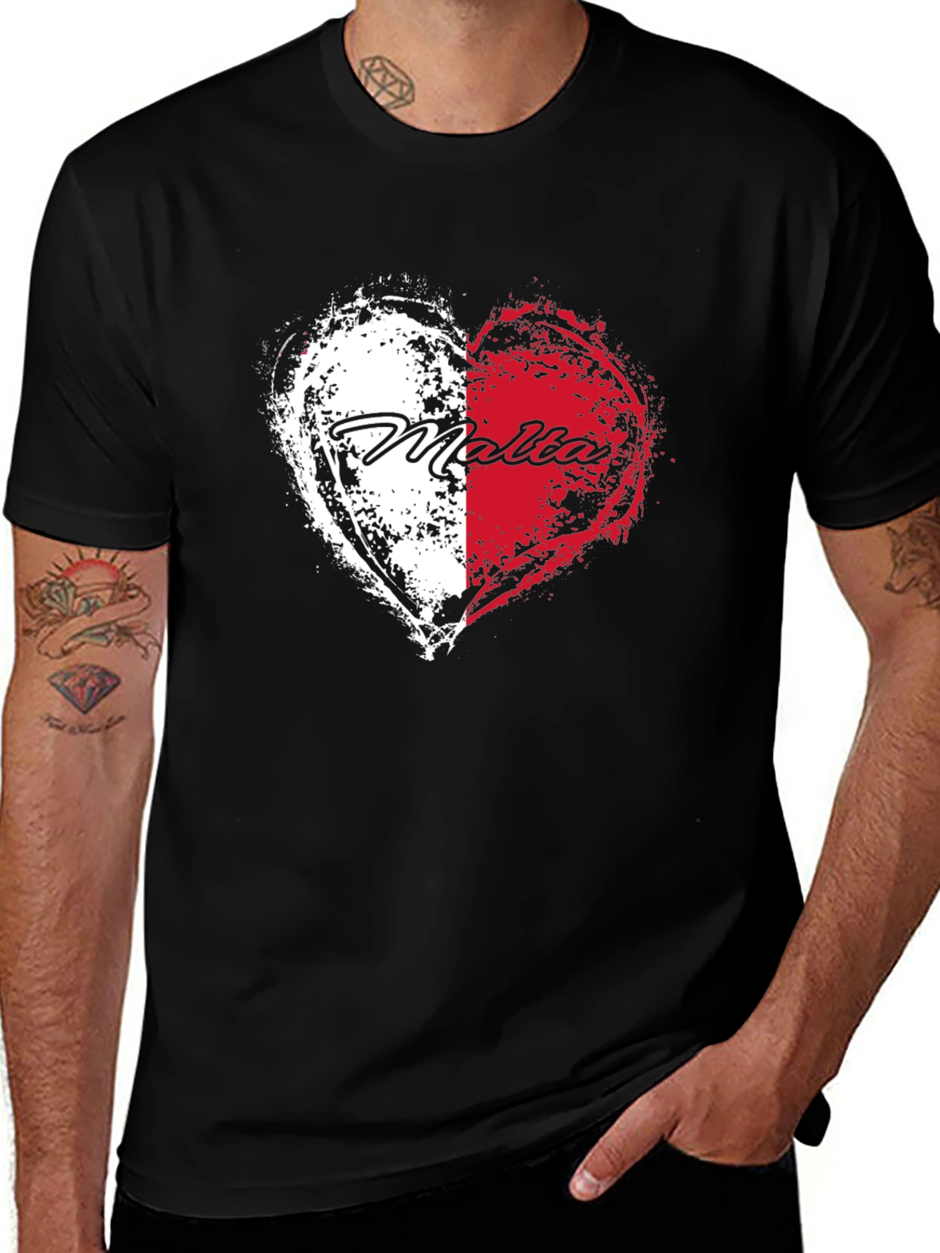 Malta Heart Flag T-Shirt