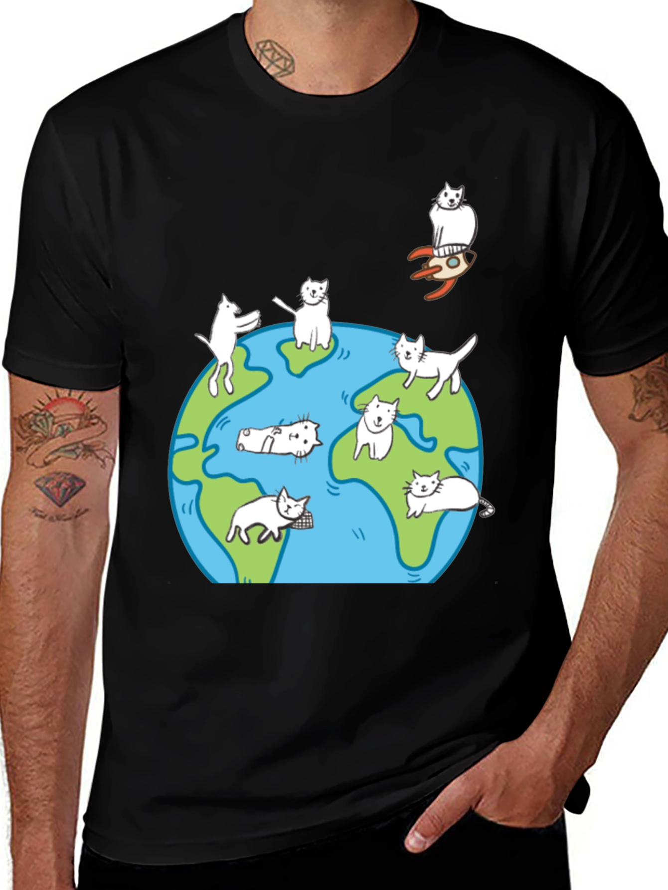 Variant 18 of Cat World T-Shirt - Unisex Graphic Tee