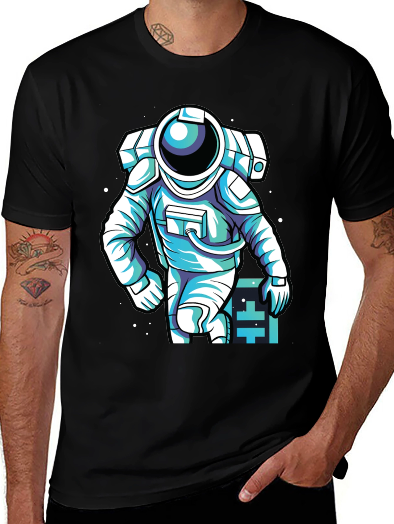 Variant 2 of Astronaut Graphic Tee - Space Explorer