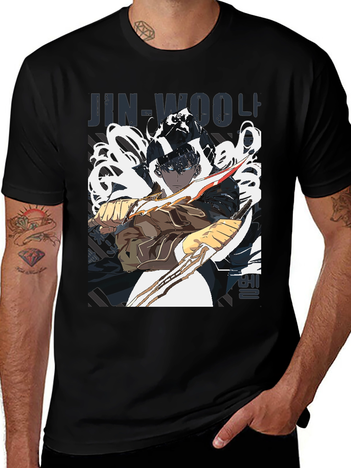 Sung Jin-Woo T-Shirt Anime Manga Graphic Tee