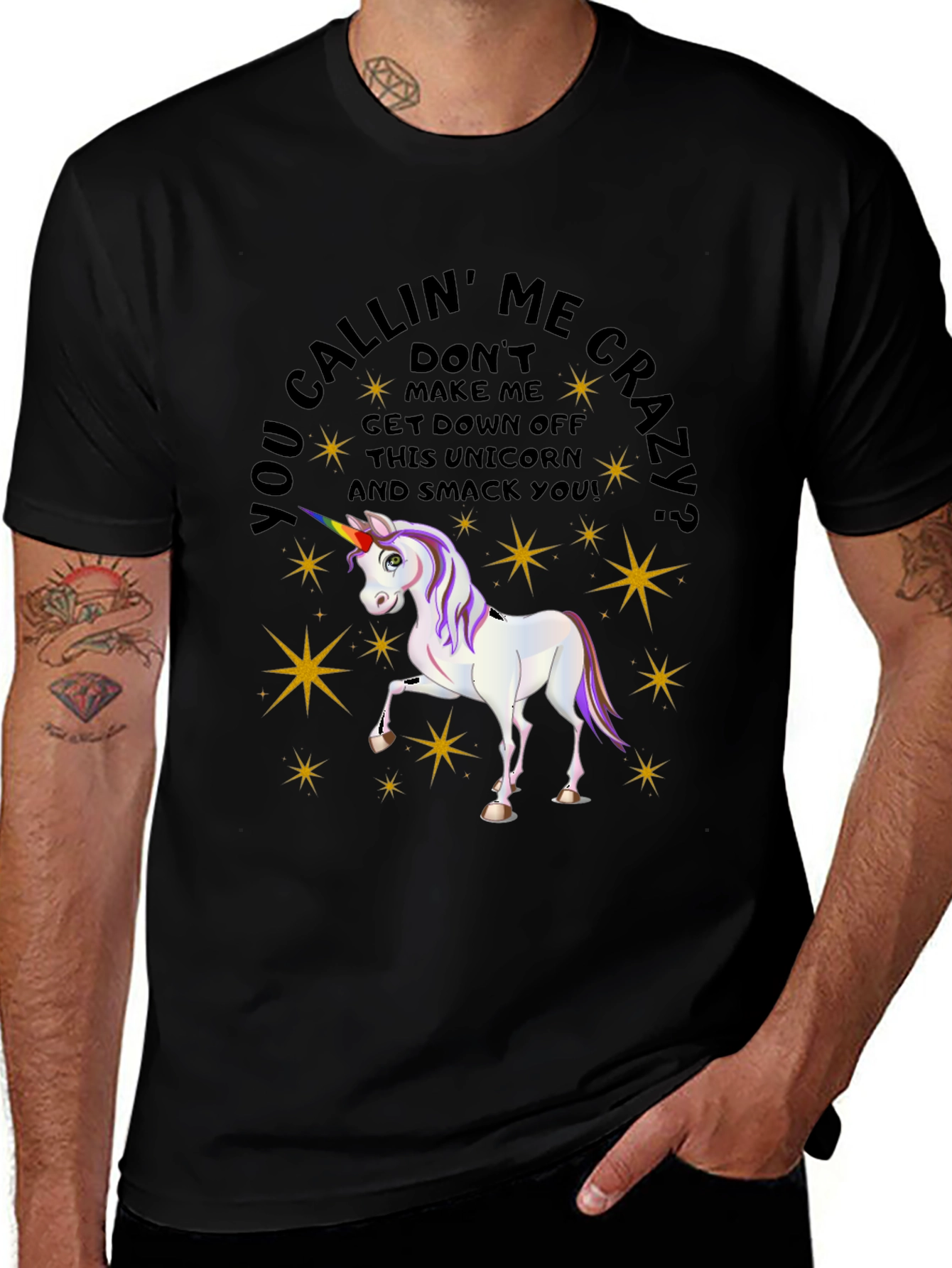 Variant 8 of Unicorn Graphic Men's T-Shirt