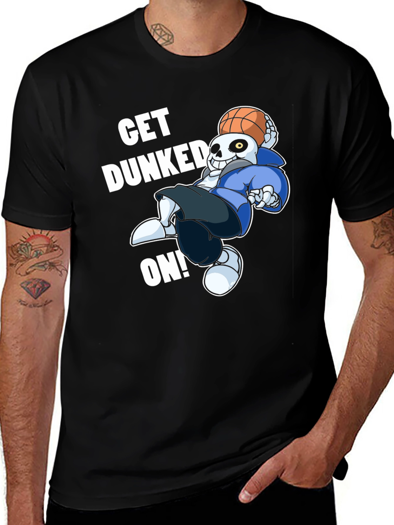 Variant 4 of Get Dunked On! Novelty Graphic T-Shirt