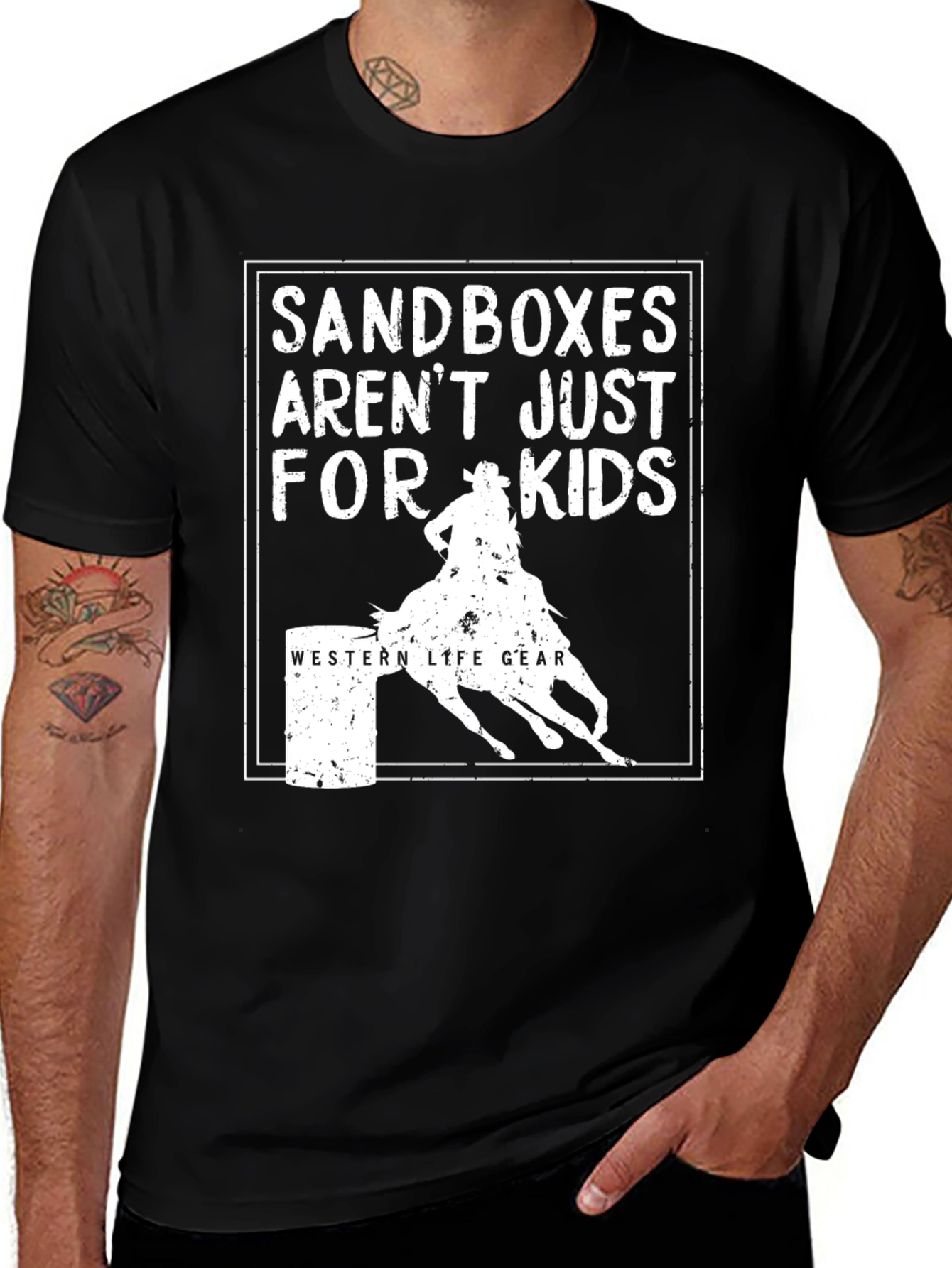 Variant 22 of Western Life Gear Sandboxes T-Shirt