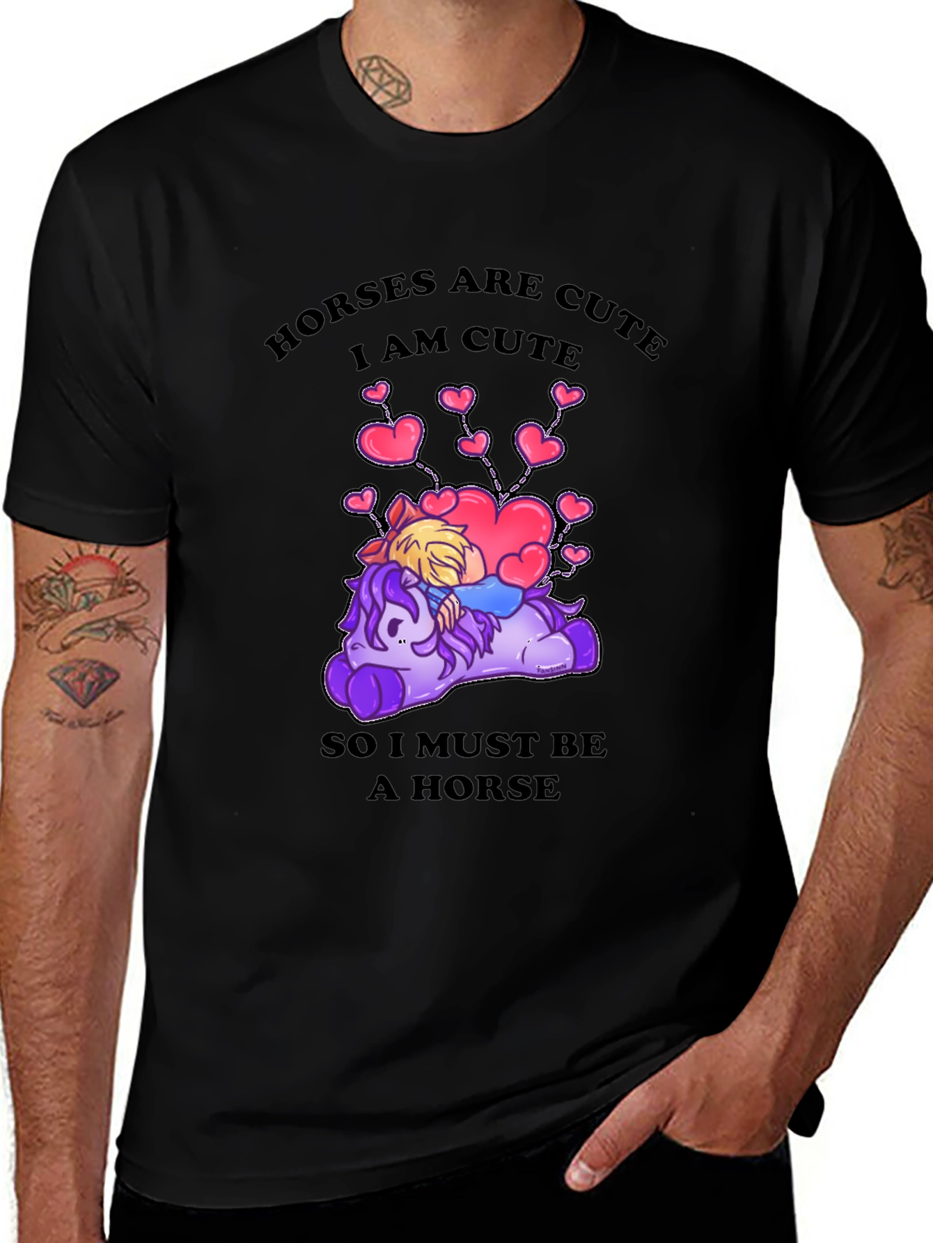 Variant 28 of Cute Horses Lover T-Shirt