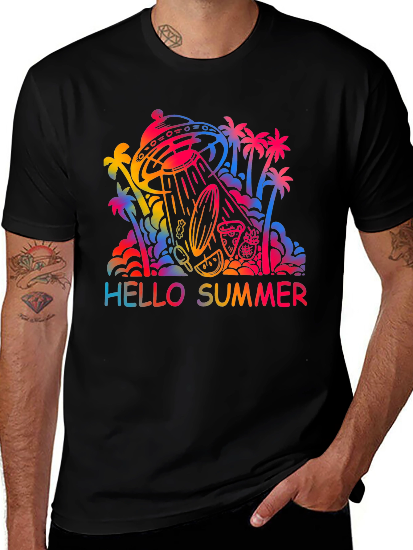 Variant 17 of Hello Summer UFO T-Shirt