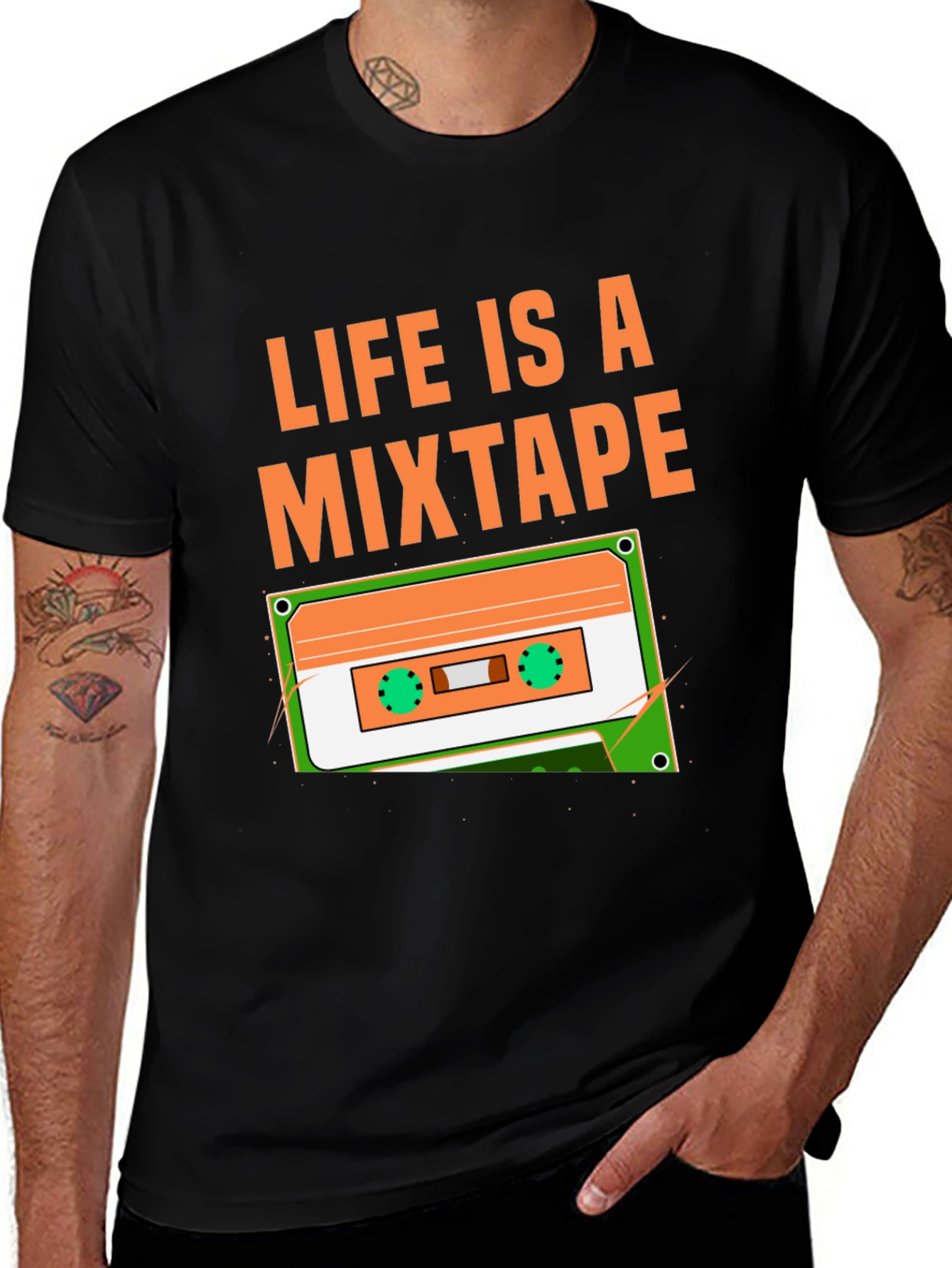 Variant 28 of Life is a Mixtape Graphic Tee