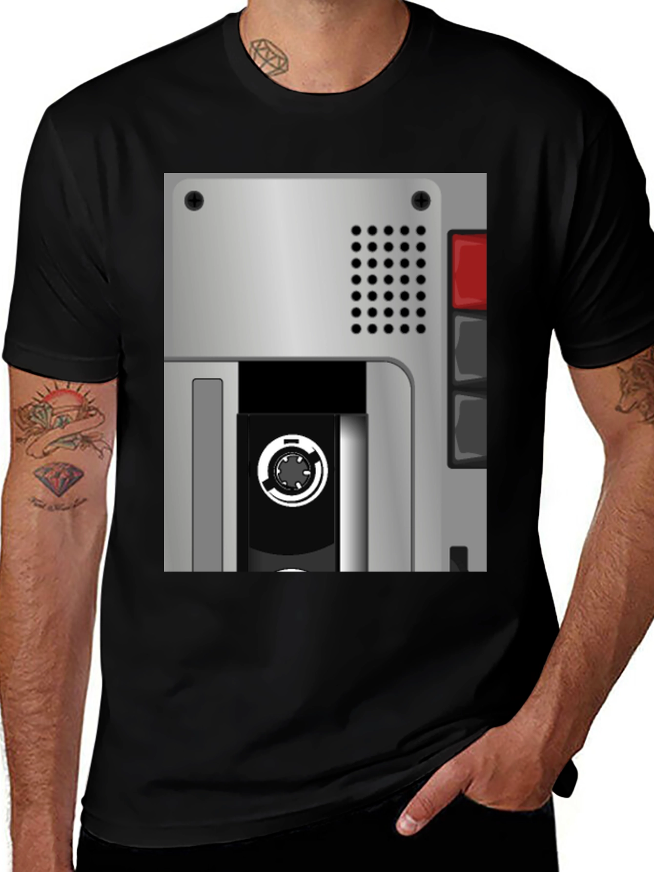 Variant 29 of Retro Cassette Player Graphic Tee
