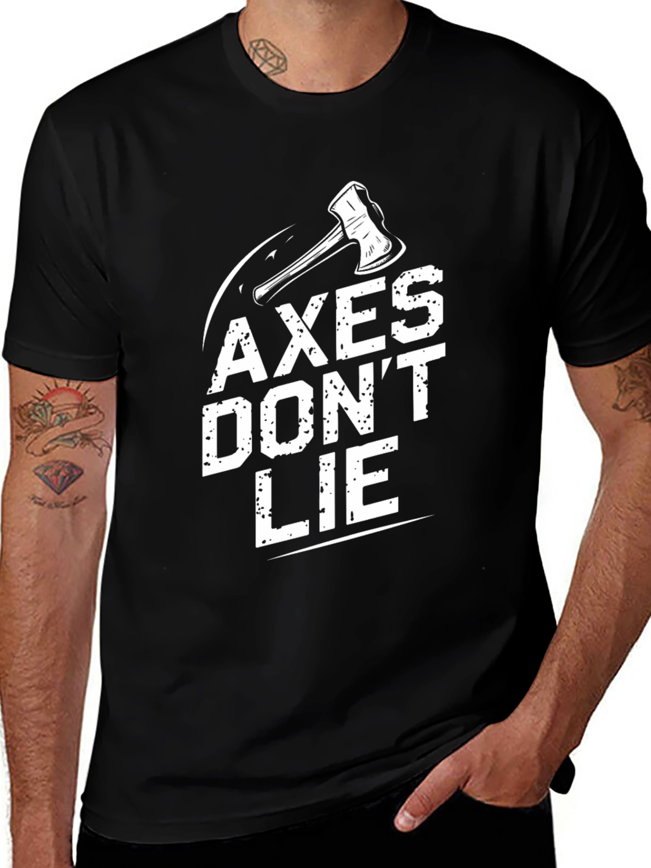 Variant 19 of Axe Don't Lie Graphic T-Shirt