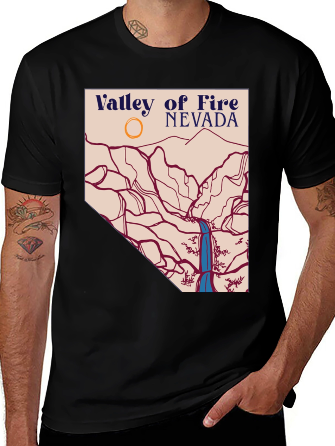 Valley of Fire Nevada Graphic T-Shirt