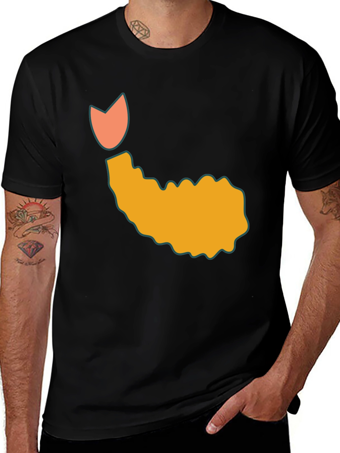 Variant 30 of Cartoon Shrimp T-Shirt