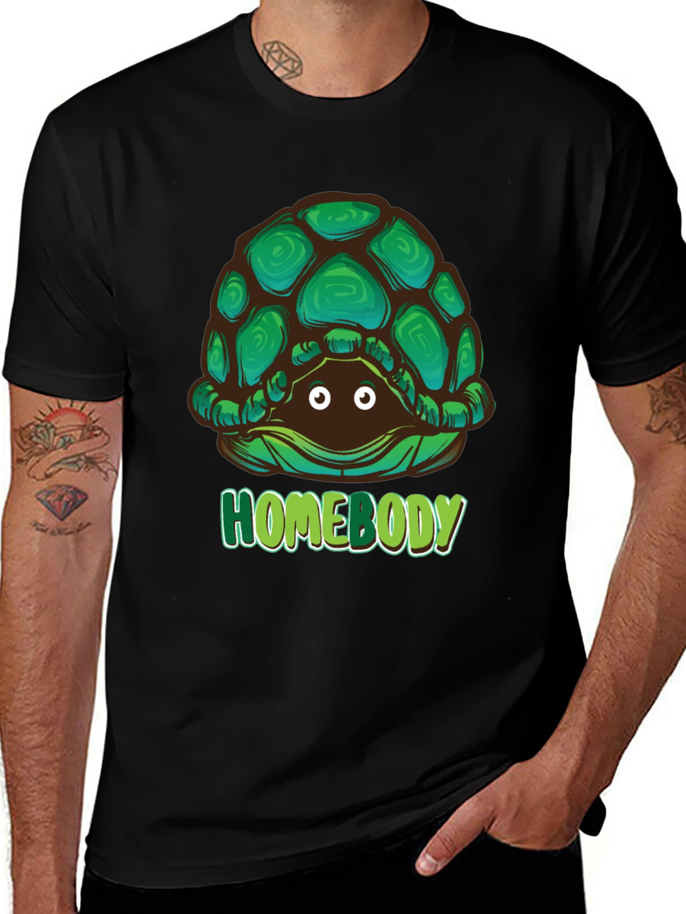 Homebody Turtle Graphic T-Shirt - Cozy & Fun!