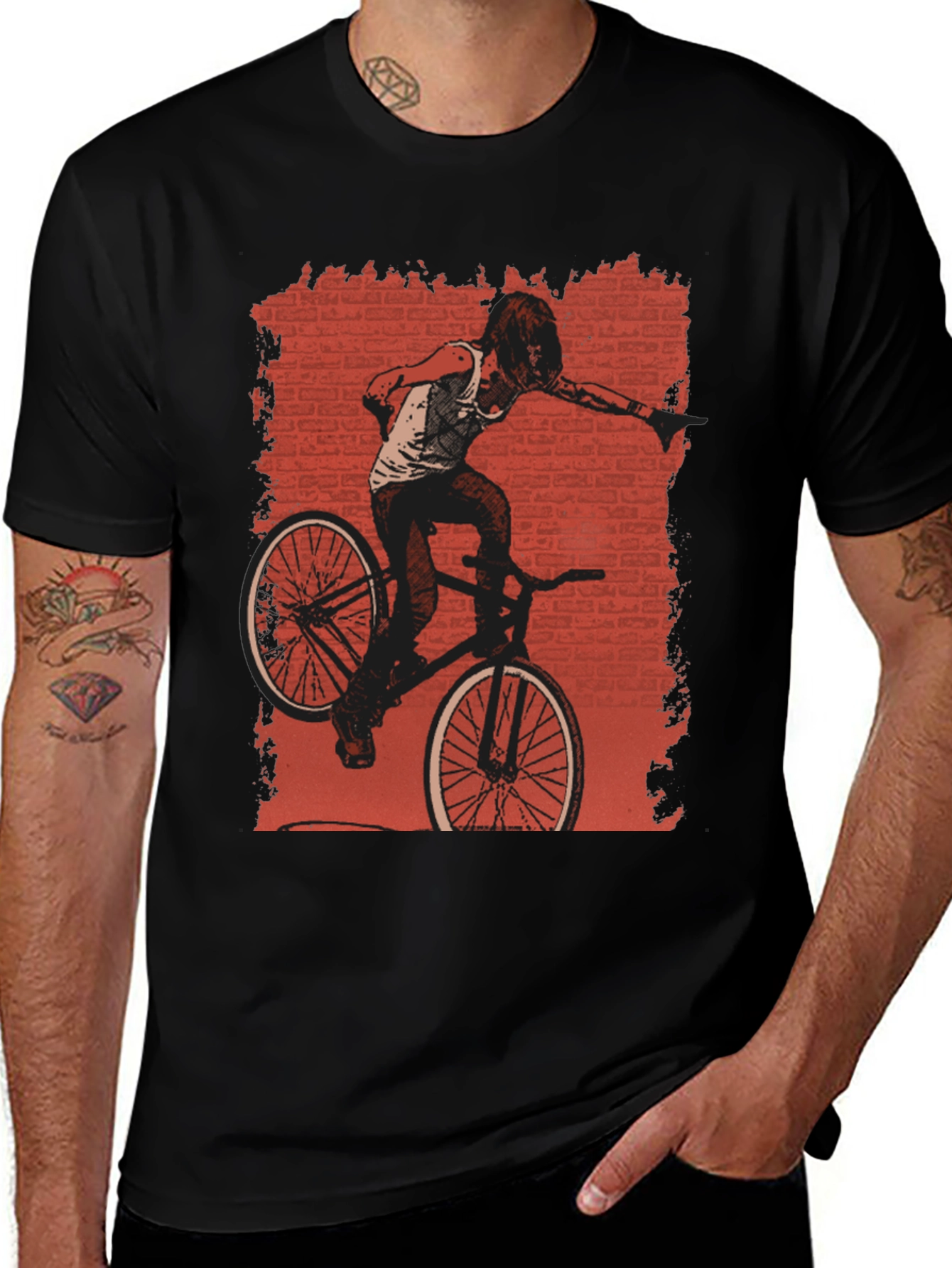BMX Rider Graphic Tee - Cool Style!