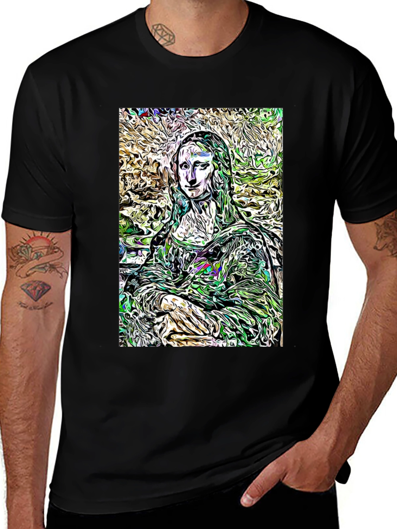 Variant 19 of Mona Lisa Art Graphic T-Shirt