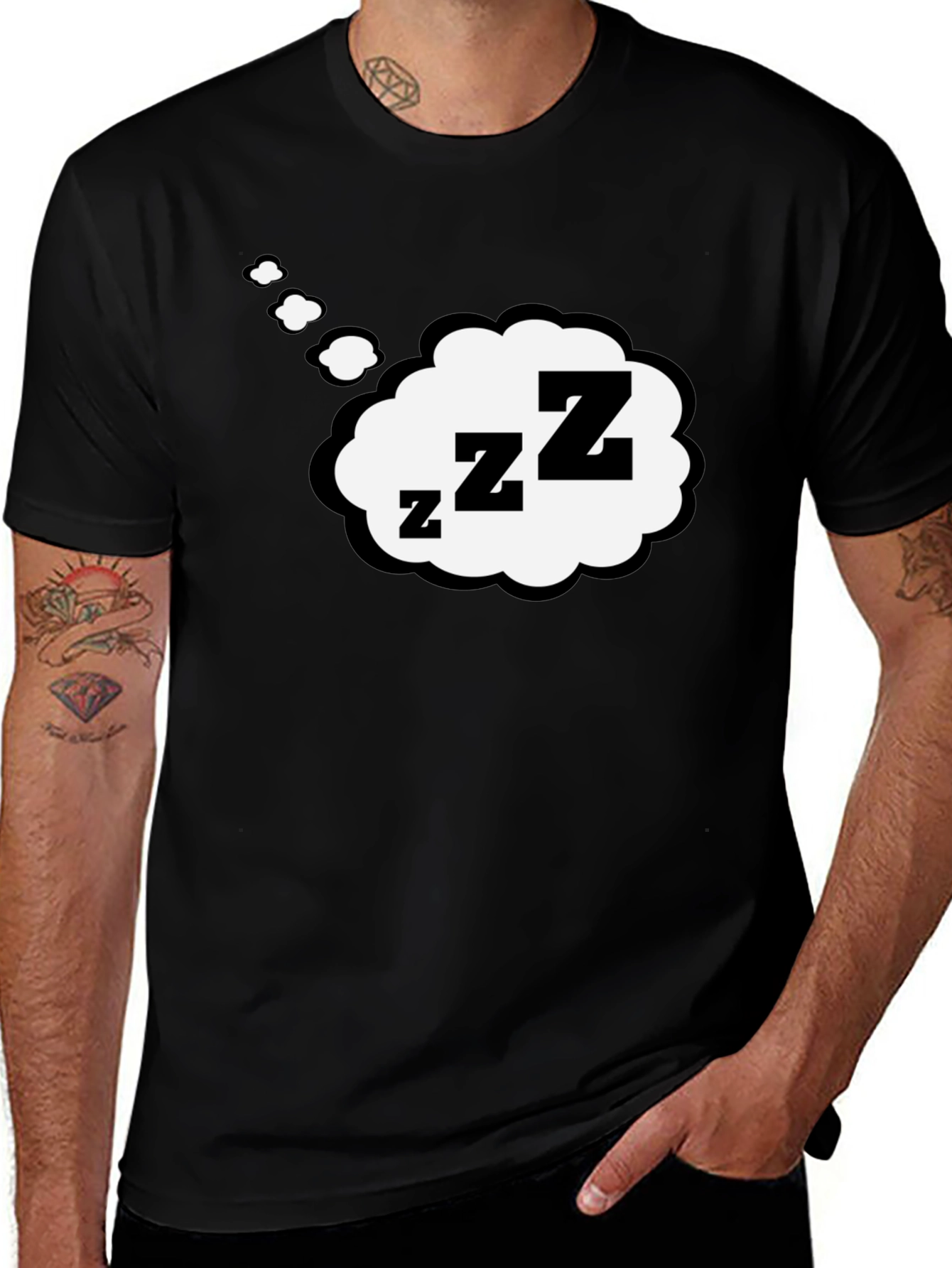 Variant 29 of Sleepy Z's Graphic Tee - Soft Cotton Casual Shirt