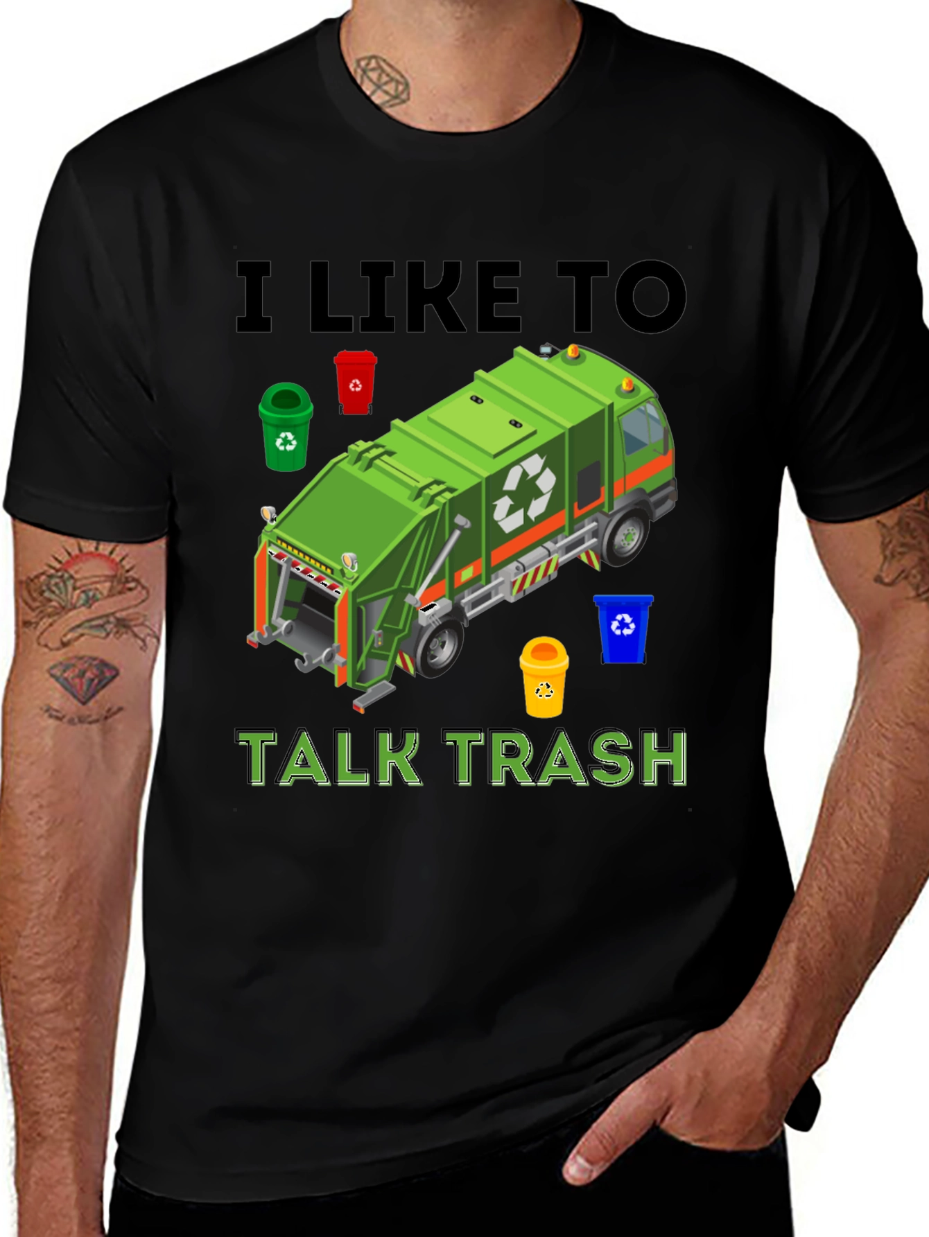 Variant 22 of I Like To Talk Trash Graphic Tee