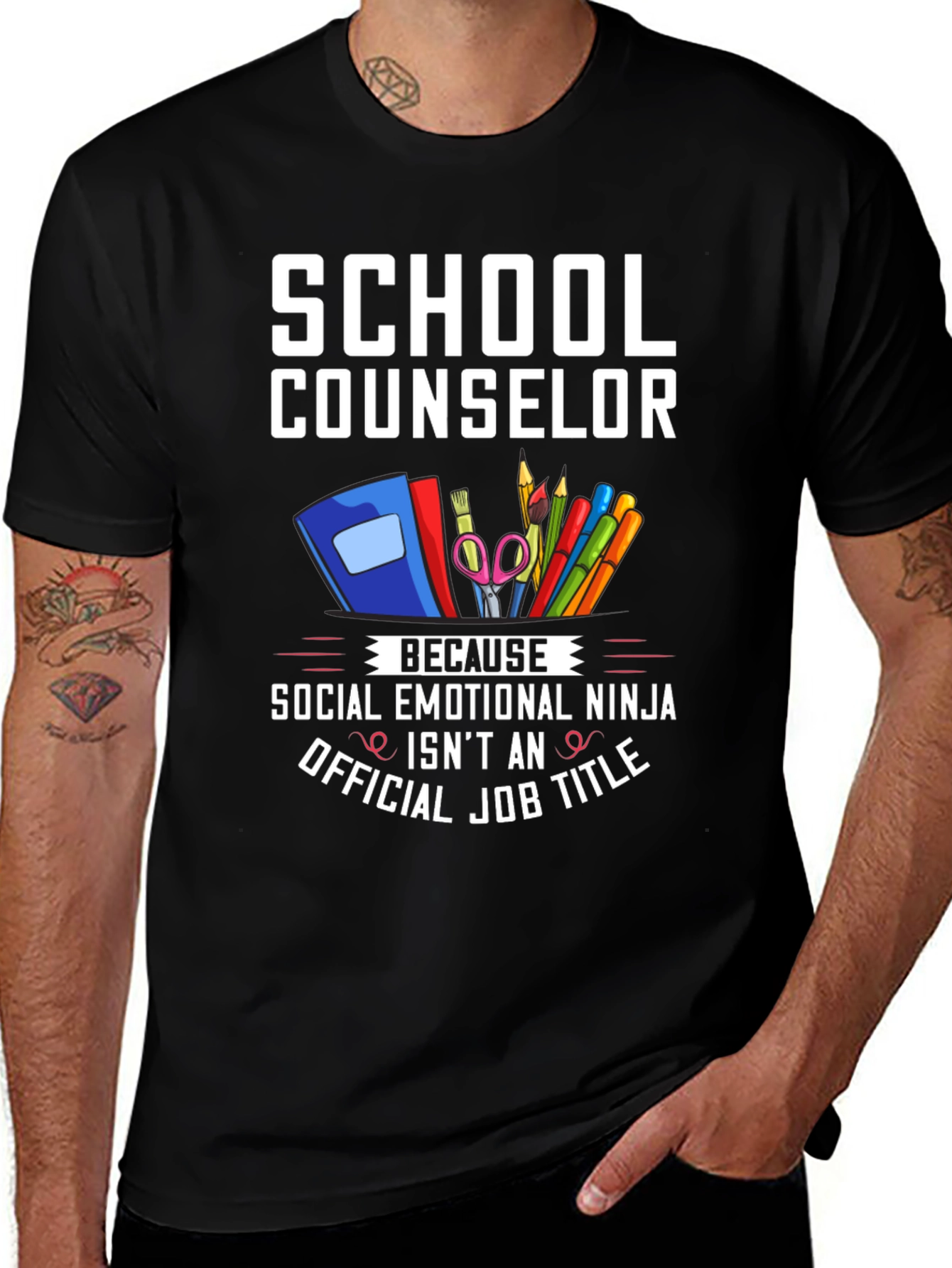 Variant 18 of School Counselor T-Shirt: Social Emotional Ninja