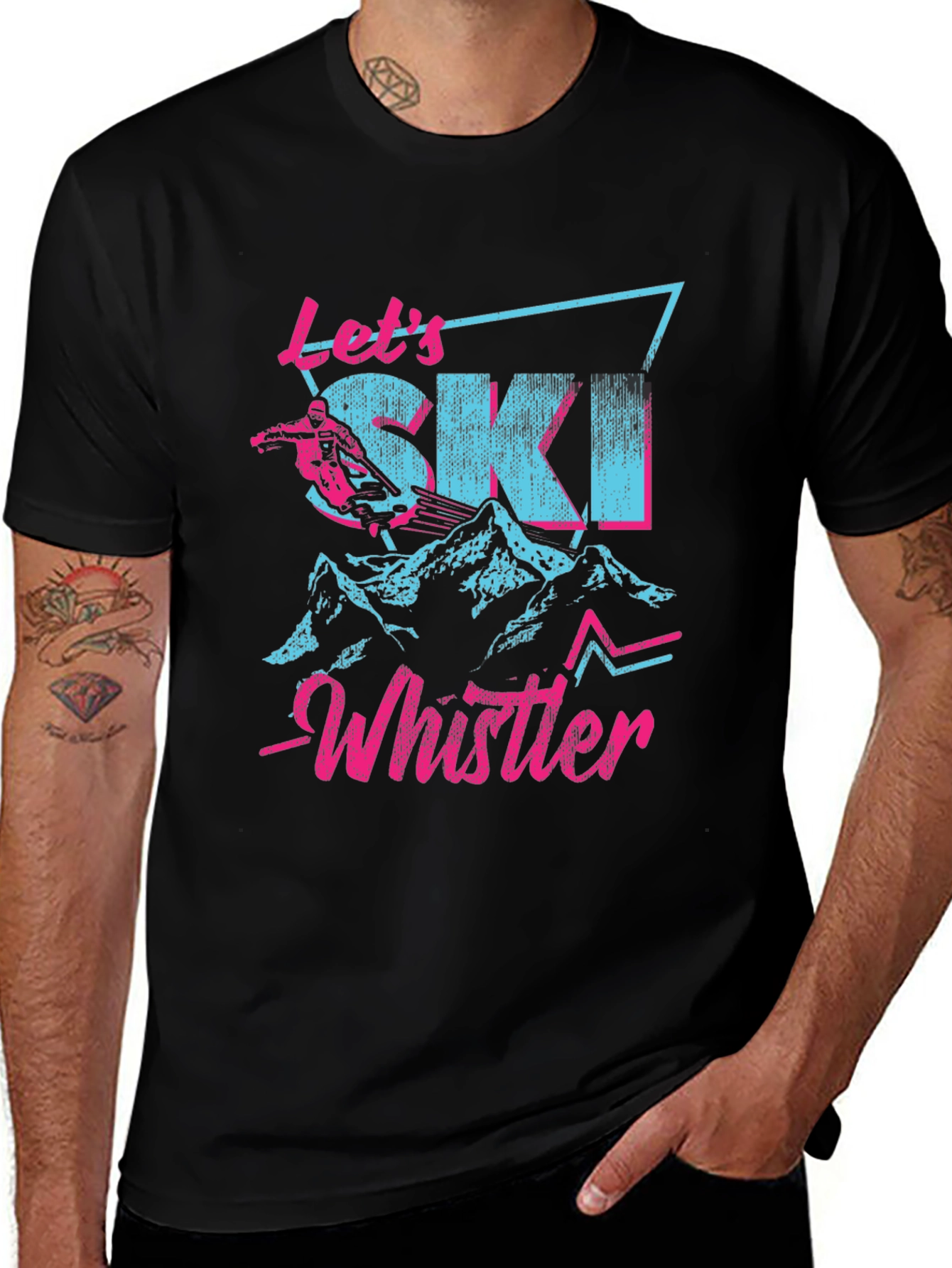 Variant 27 of Let's Ski Whistler Graphic Tee