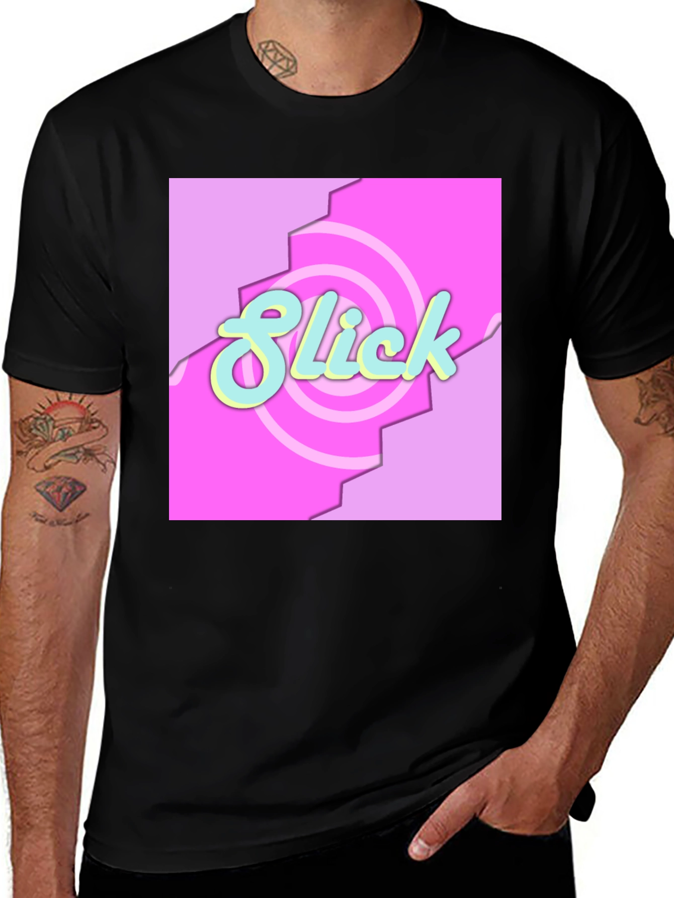 Variant 24 of Slick Retro Graphic T-Shirt