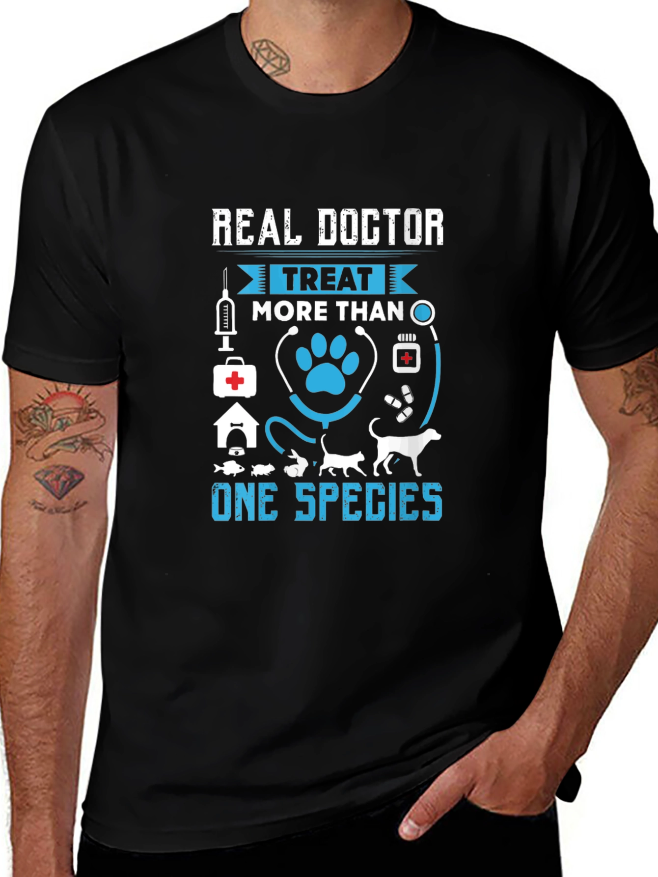 Real Doctor Treats More Than One Species T-Shirt