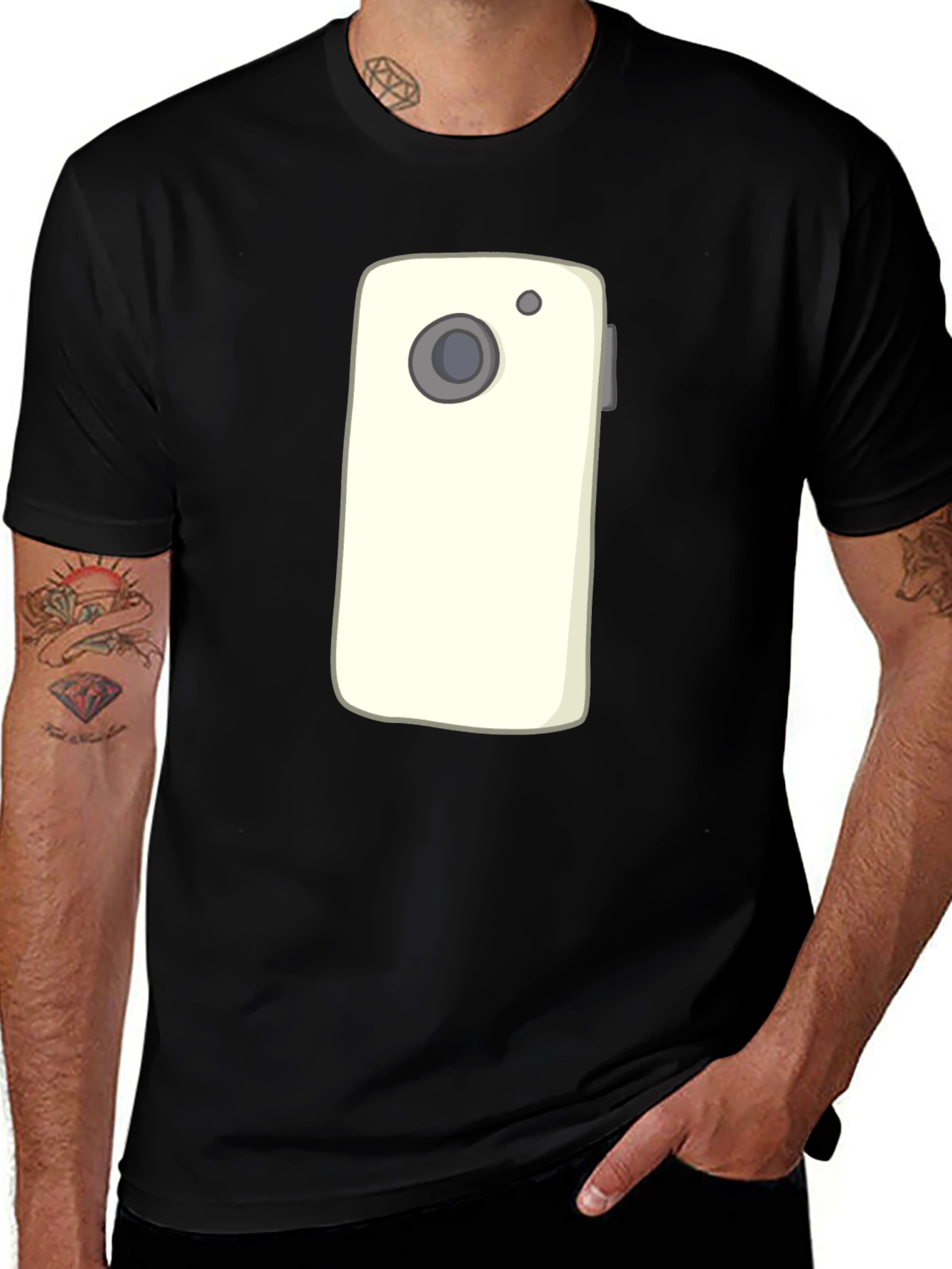Smartphone Graphic Tee - Modern Tech Style