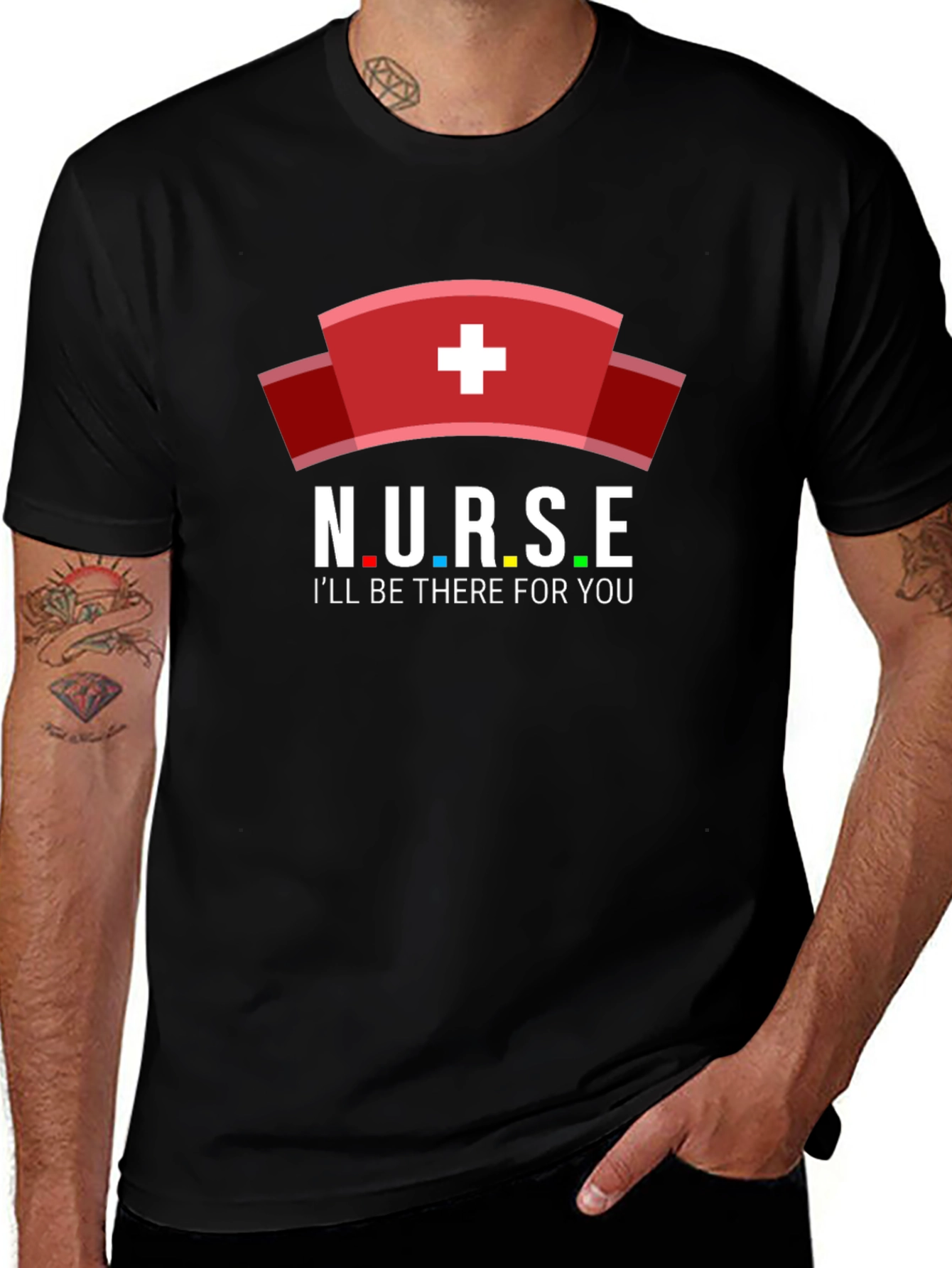 Variant 26 of Nurse T-Shirt - I'll Be There For You
