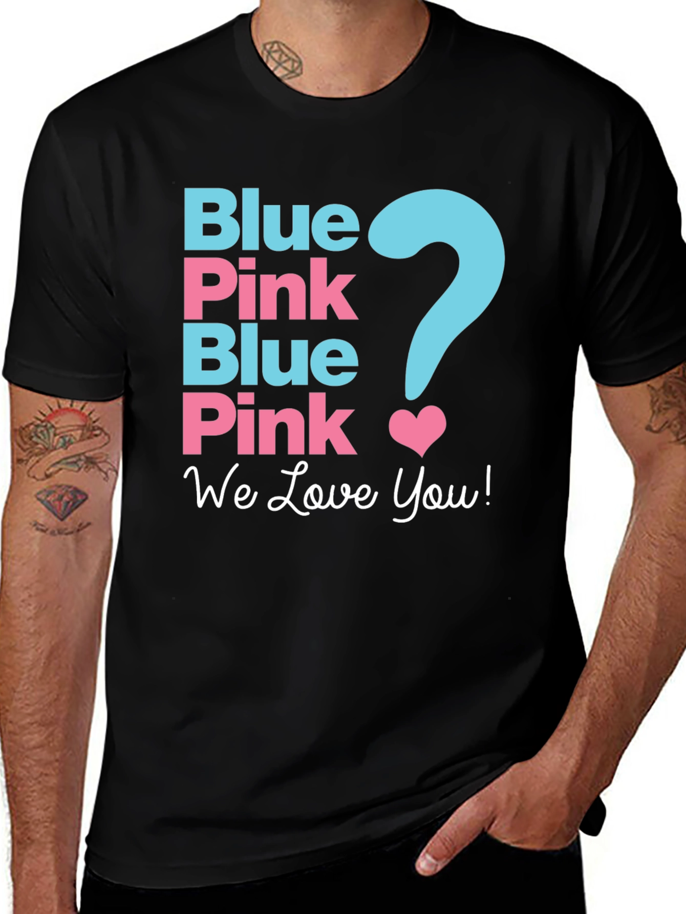 Variant 12 of Gender Reveal Shirt - Blue or Pink?