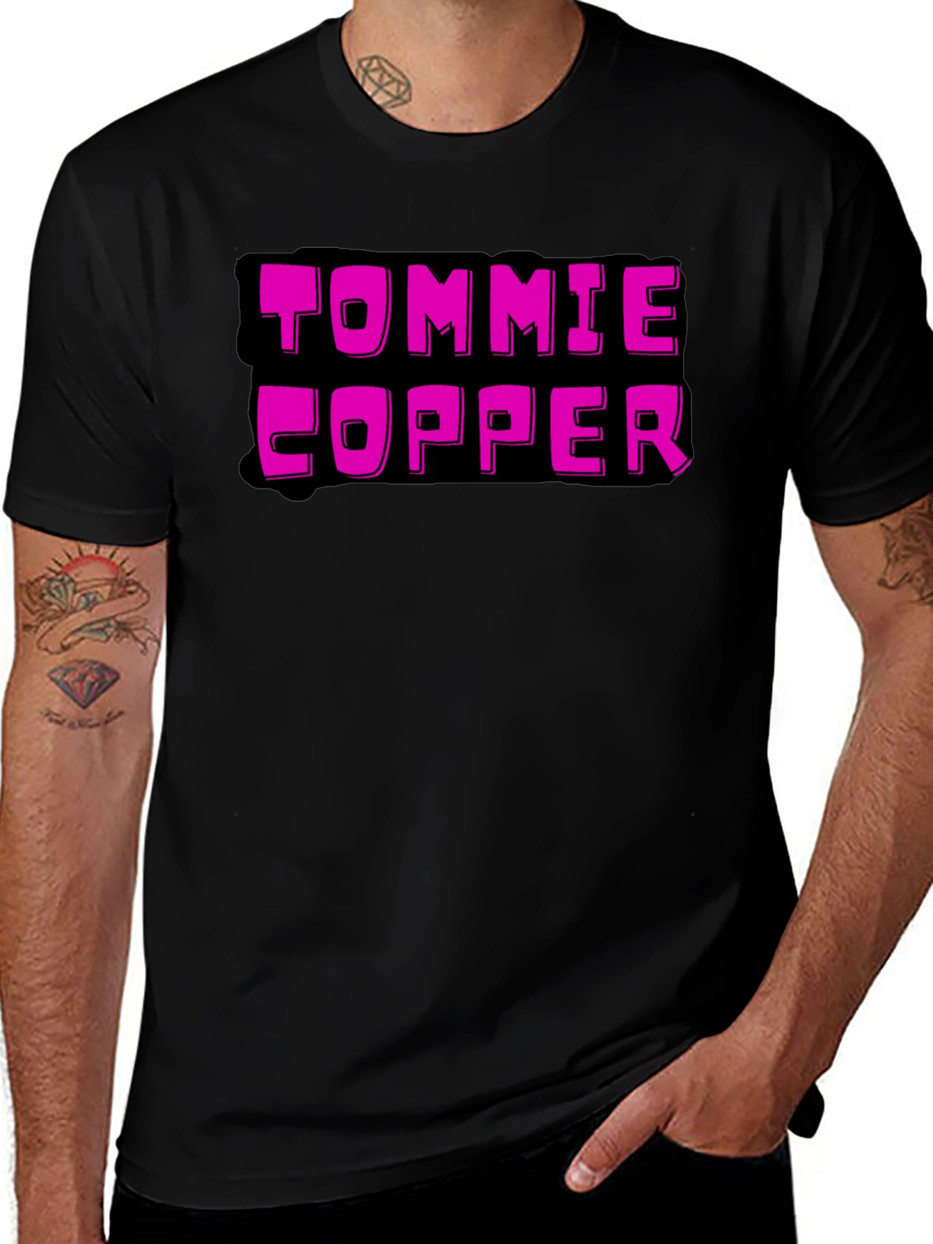 Variant 24 of Tommie Copper Graphic Tee - Men's Black T-Shirt