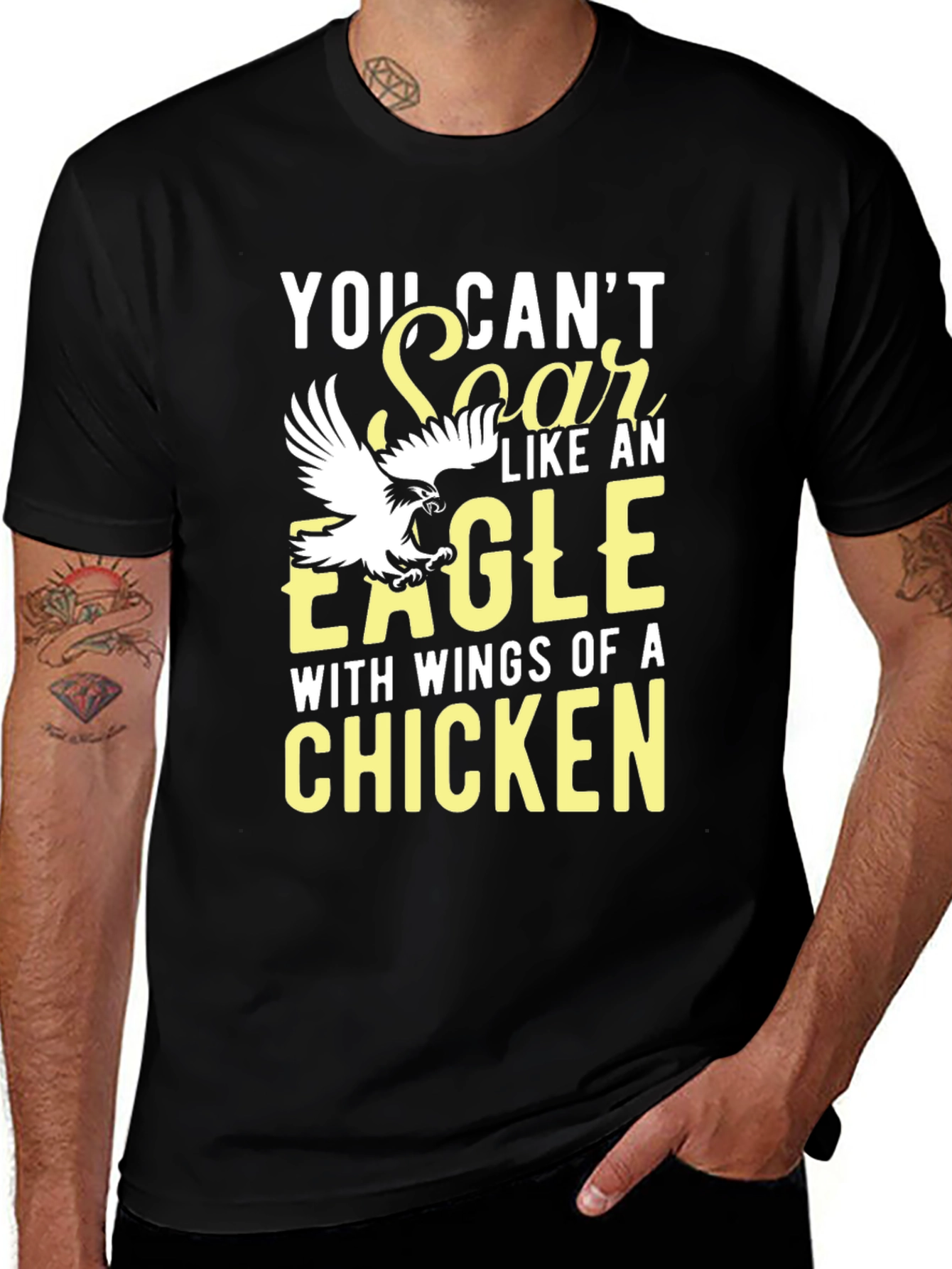 Variant 22 of Eagle Wings Graphic T-Shirt - Soar Like an Eagle