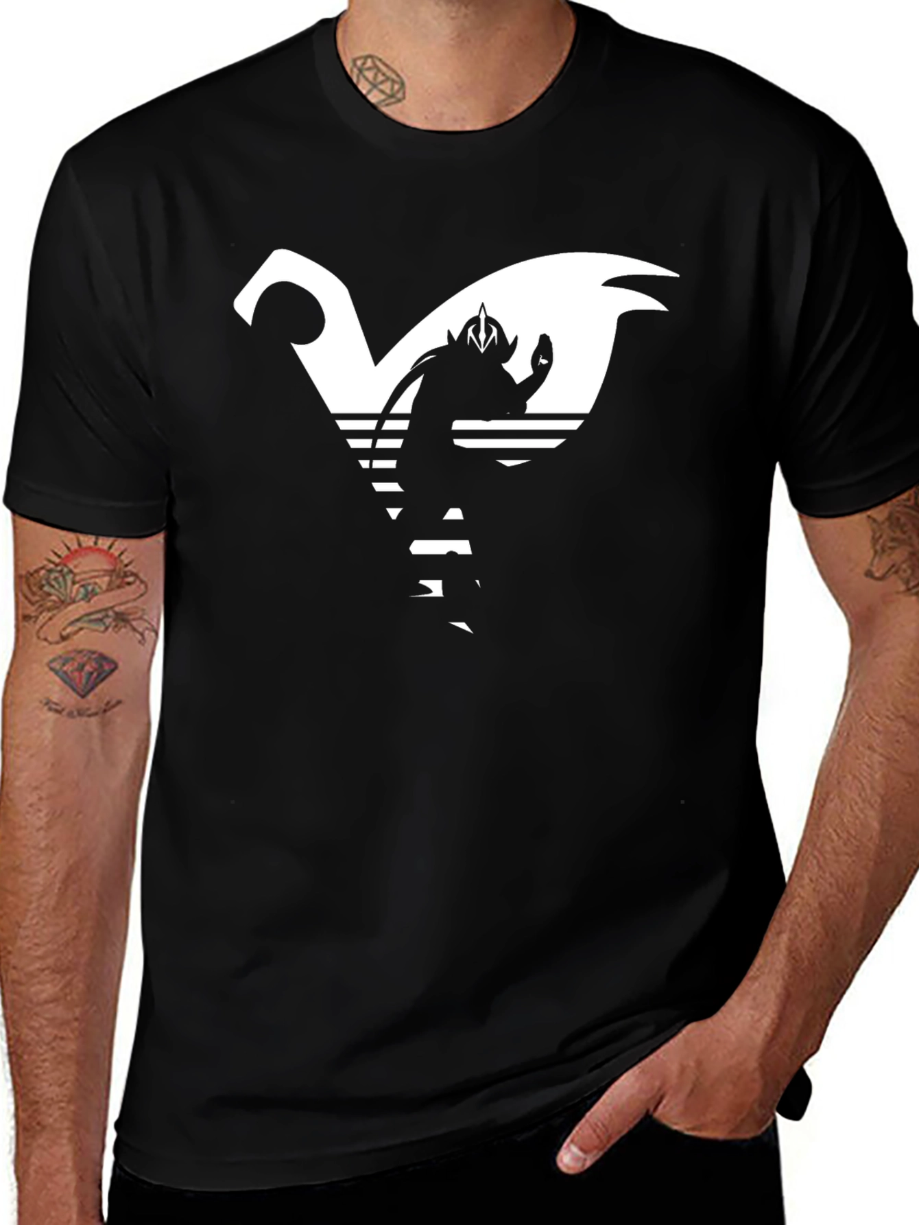 Variant 16 of Retro Anime Graphic Tee - Black