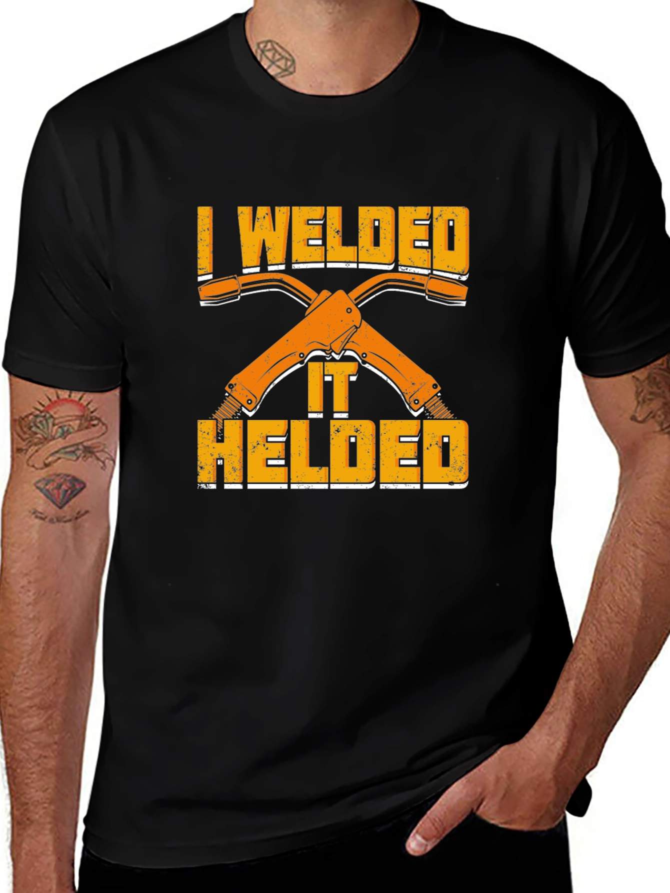 Variant 3 of I Welded It Welded Black T-Shirt