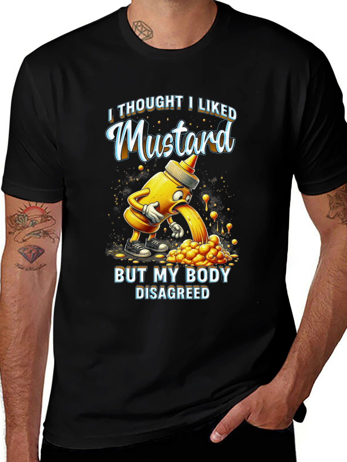 Variant 12 of Funny "Mustard" Graphic Tee