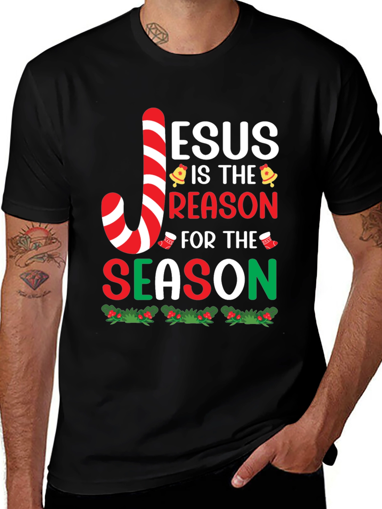 Jesus is the Reason for the Season Graphic T-Shirt