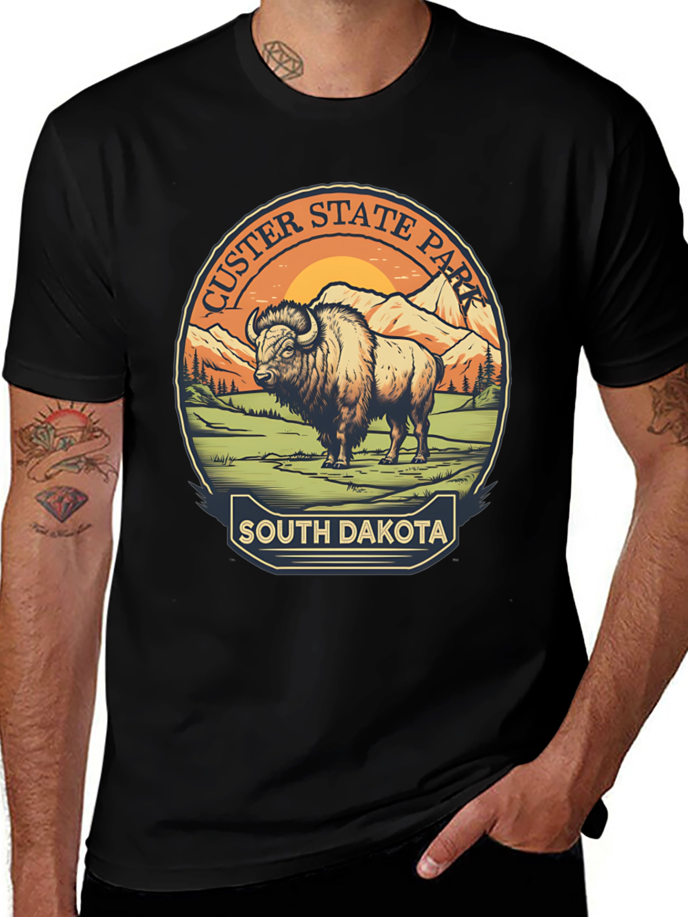 Custer State Park South Dakota Buffalo T-Shirt