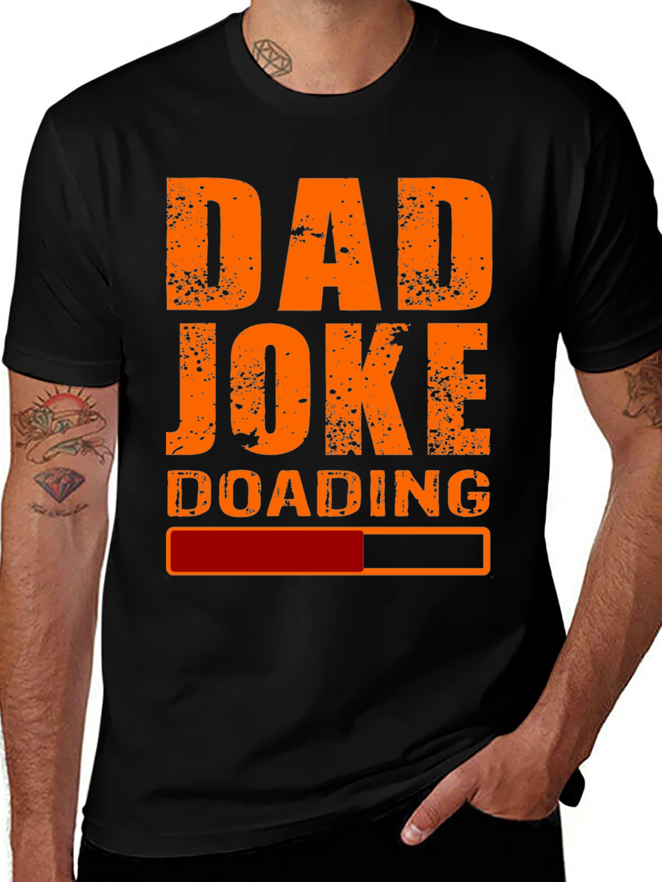 Variant 22 of Dad Joke Loading Funny Graphic T-Shirt