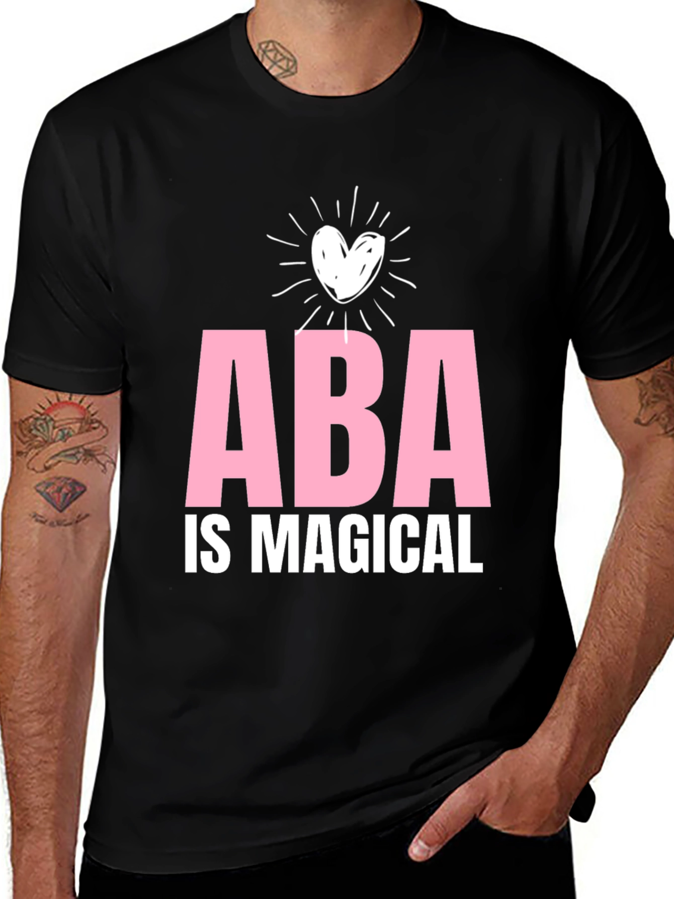 ABA Is Magical Black T-Shirt