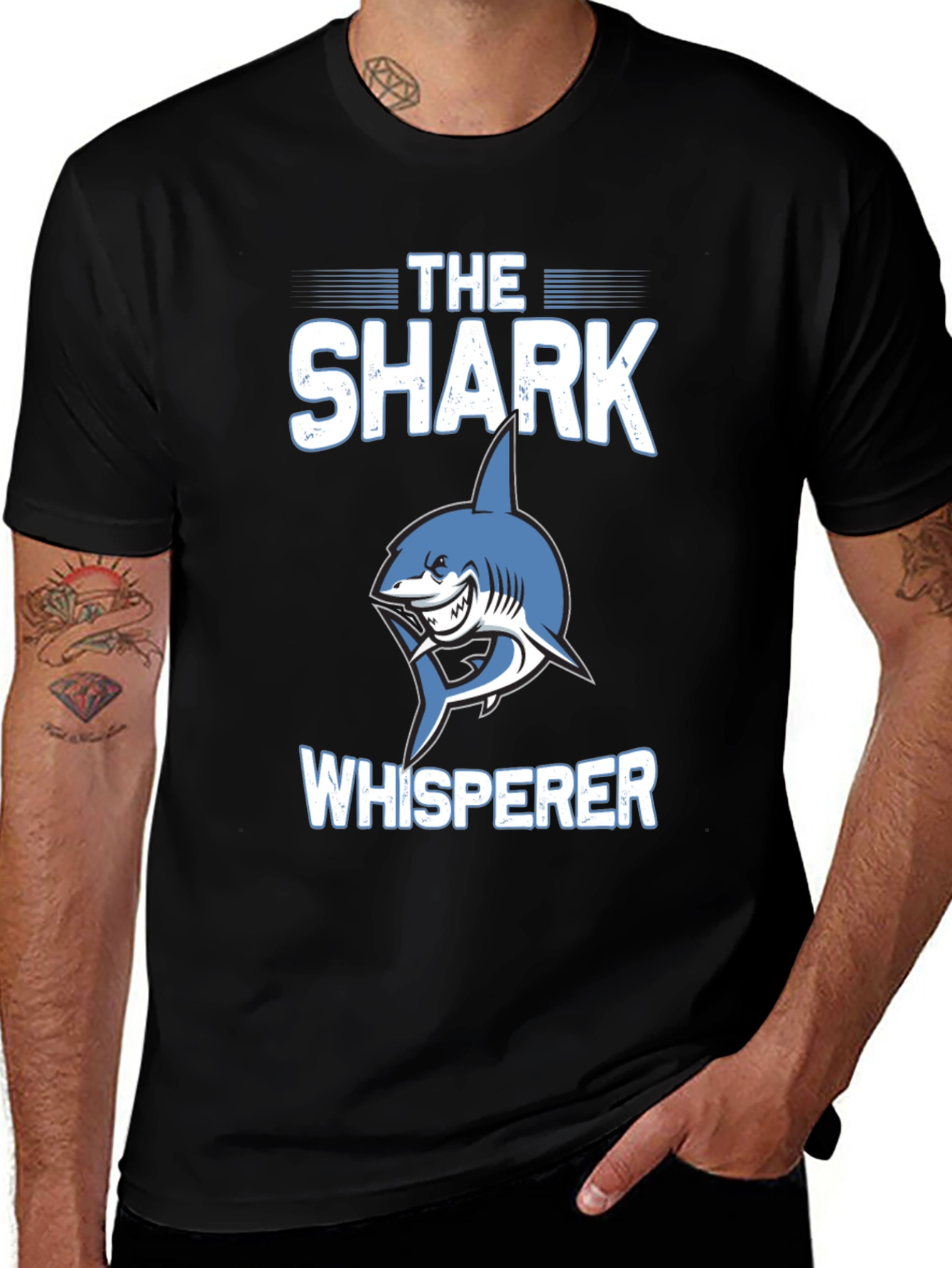 Variant 7 of The Shark Whisperer Graphic T-Shirt - Men's