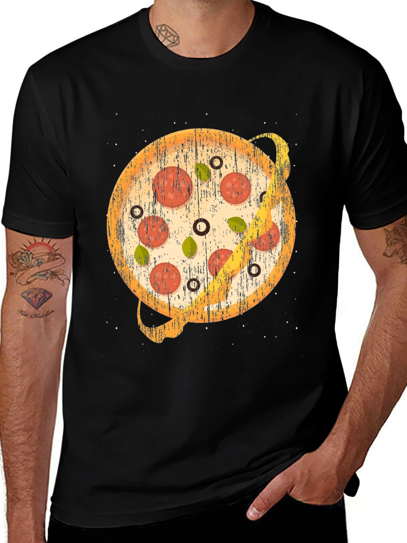Variant 19 of Pizza Graphic T-Shirt - Unique Foodie Tee