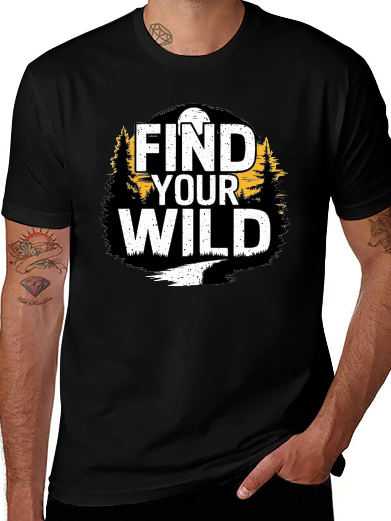Variant 25 of Find Your Wild Graphic Tee - Adventure Awaits