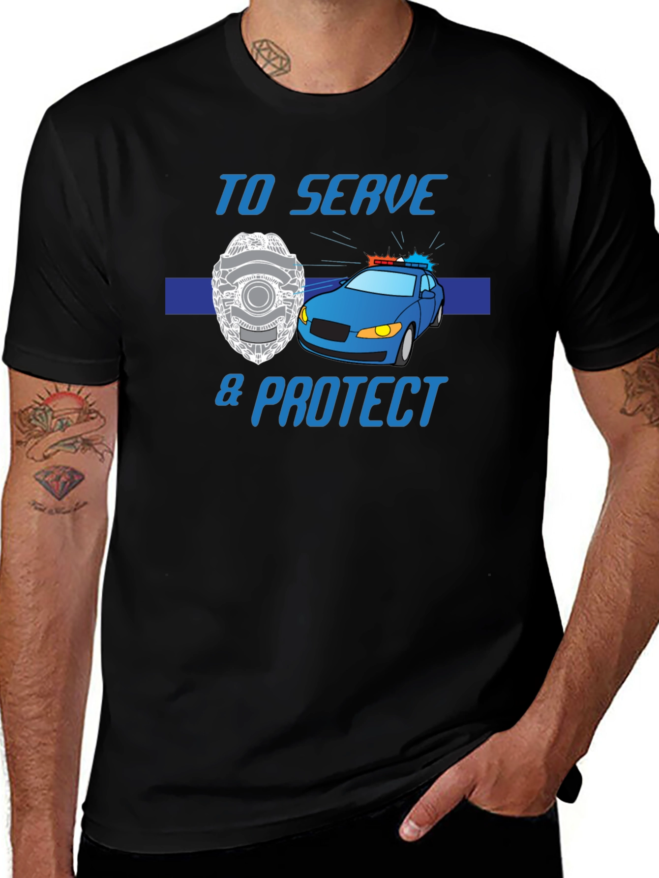 Variant 26 of To Serve and Protect T-Shirt