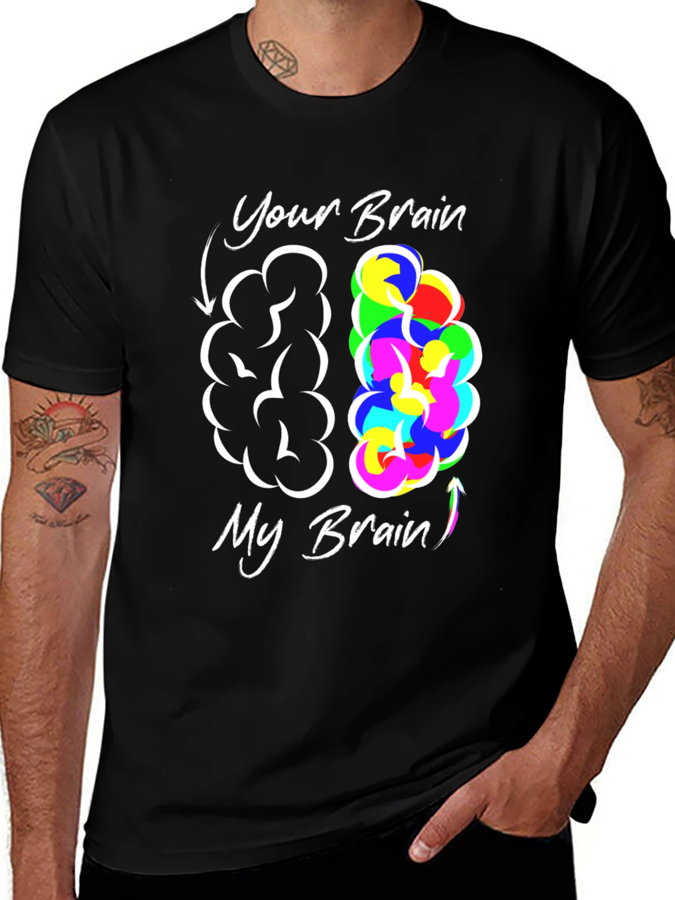 Variant 21 of Your Brain My Brain Graphic T-Shirt