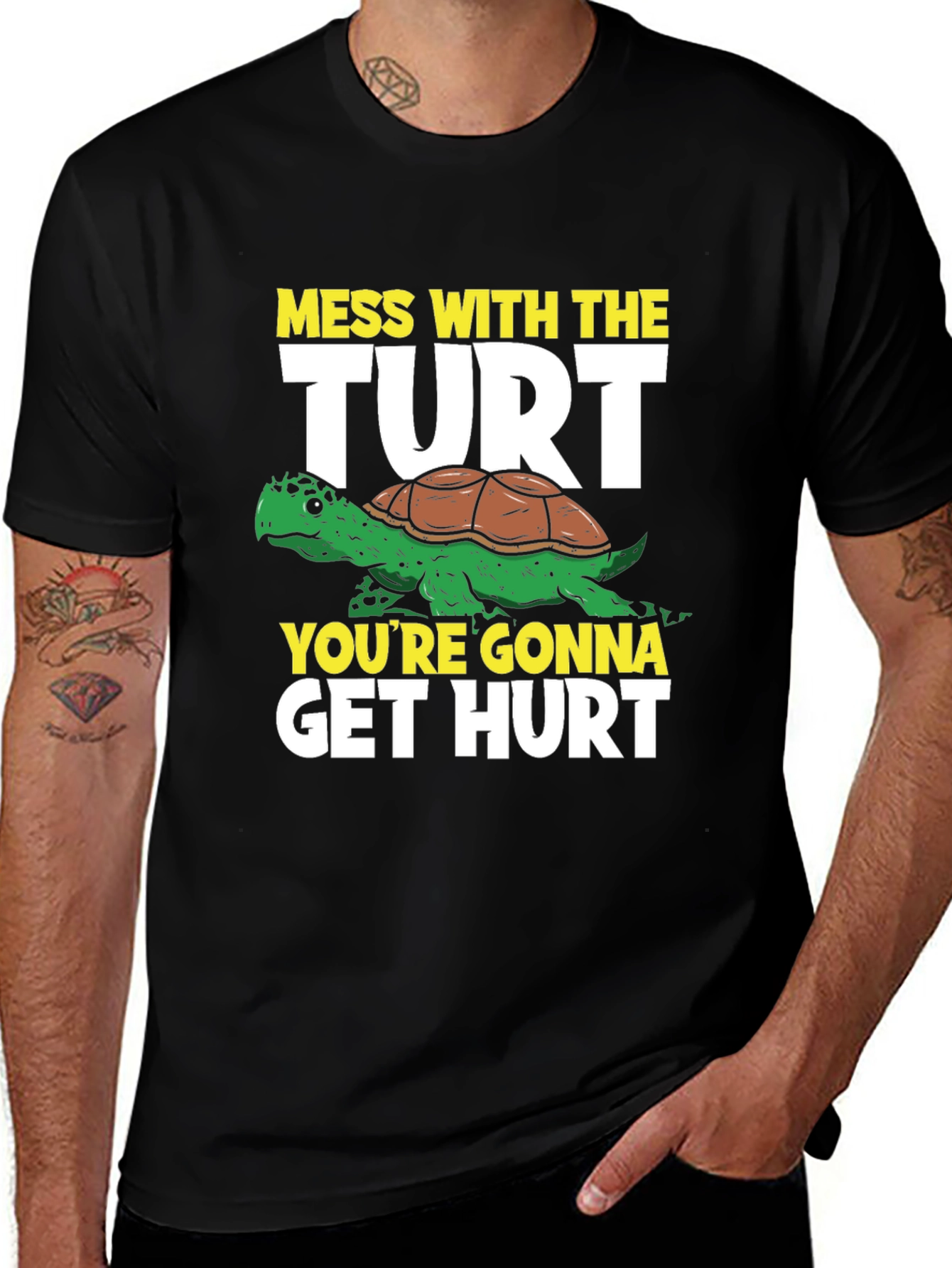 Variant 25 of Mess with the Turt Get Hurt T-Shirt