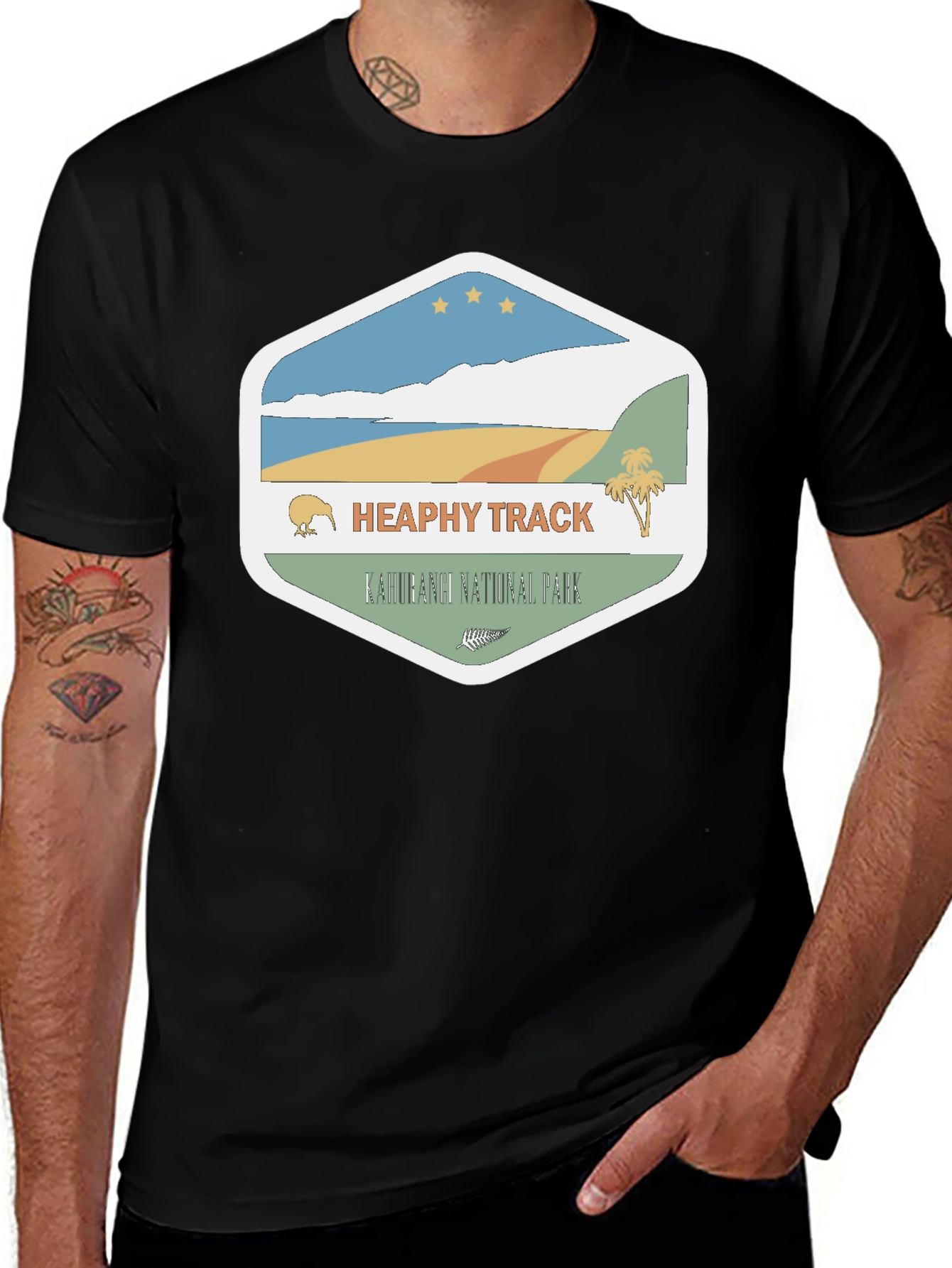 Variant 24 of Heaphy Track National Park T-Shirt