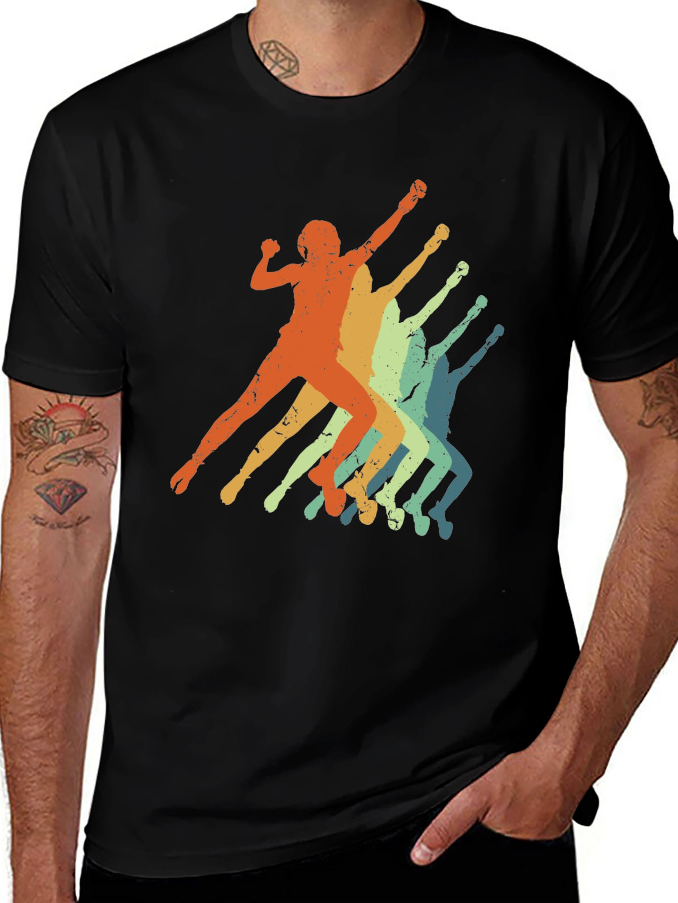 Variant 22 of Retro Football Player Graphic Tee